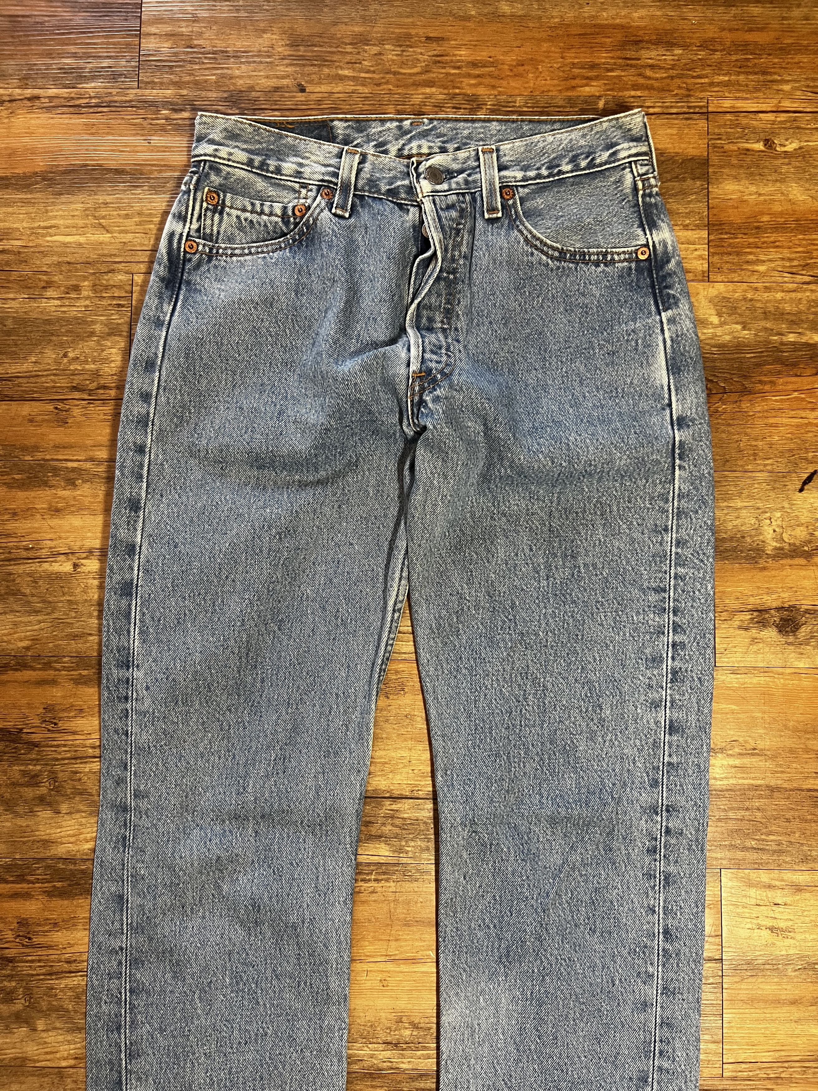 Levi's × Levi's Vintage Clothing × Vintage Vintage 501 Levi's Denim Blue Jean Pants Size US 29 - 1 Thumbnail