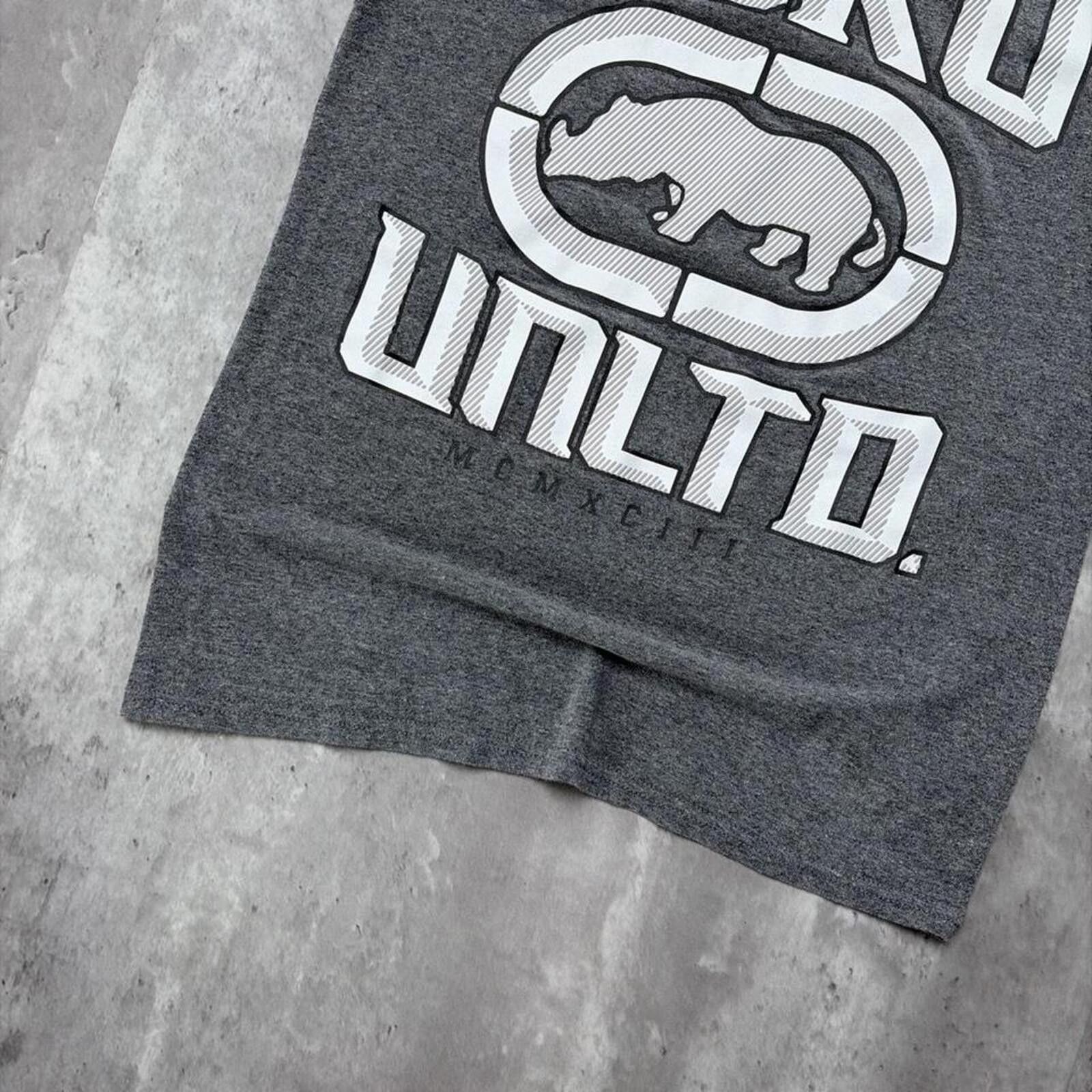Ecko Unltd. Y2K Grey Ecko Unltd Grunge Skater T-Shirt Size US S / EU 44-46 / 1 - 4 Thumbnail