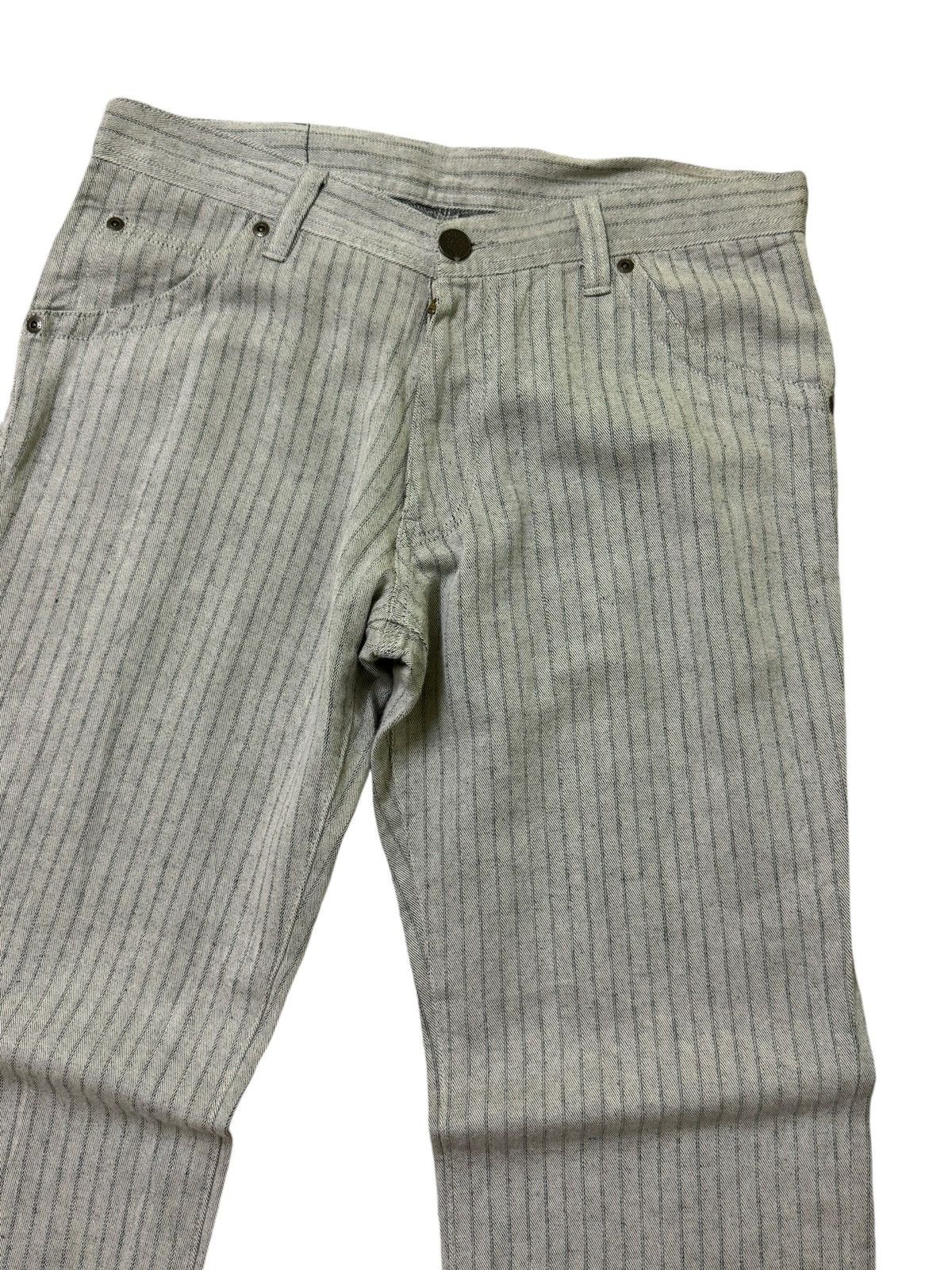 Japanese Brand × Matsuda × Vintage Vintage MONSIEUR NICOLE Hickory Pinstriped Pant Size US 32 / EU 48 - 5 Thumbnail