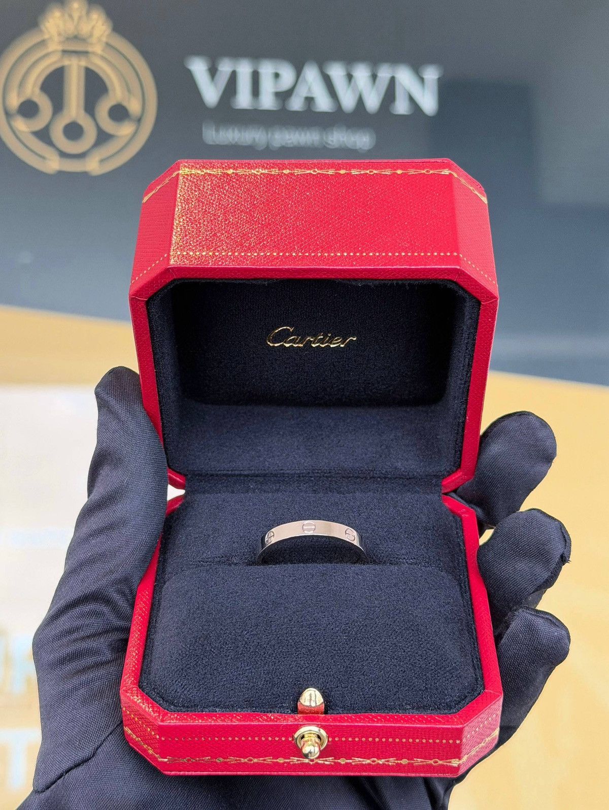 Cartier Cartier LOVE RING small model 18k white gold full set Size ONE SIZE - 9 Thumbnail