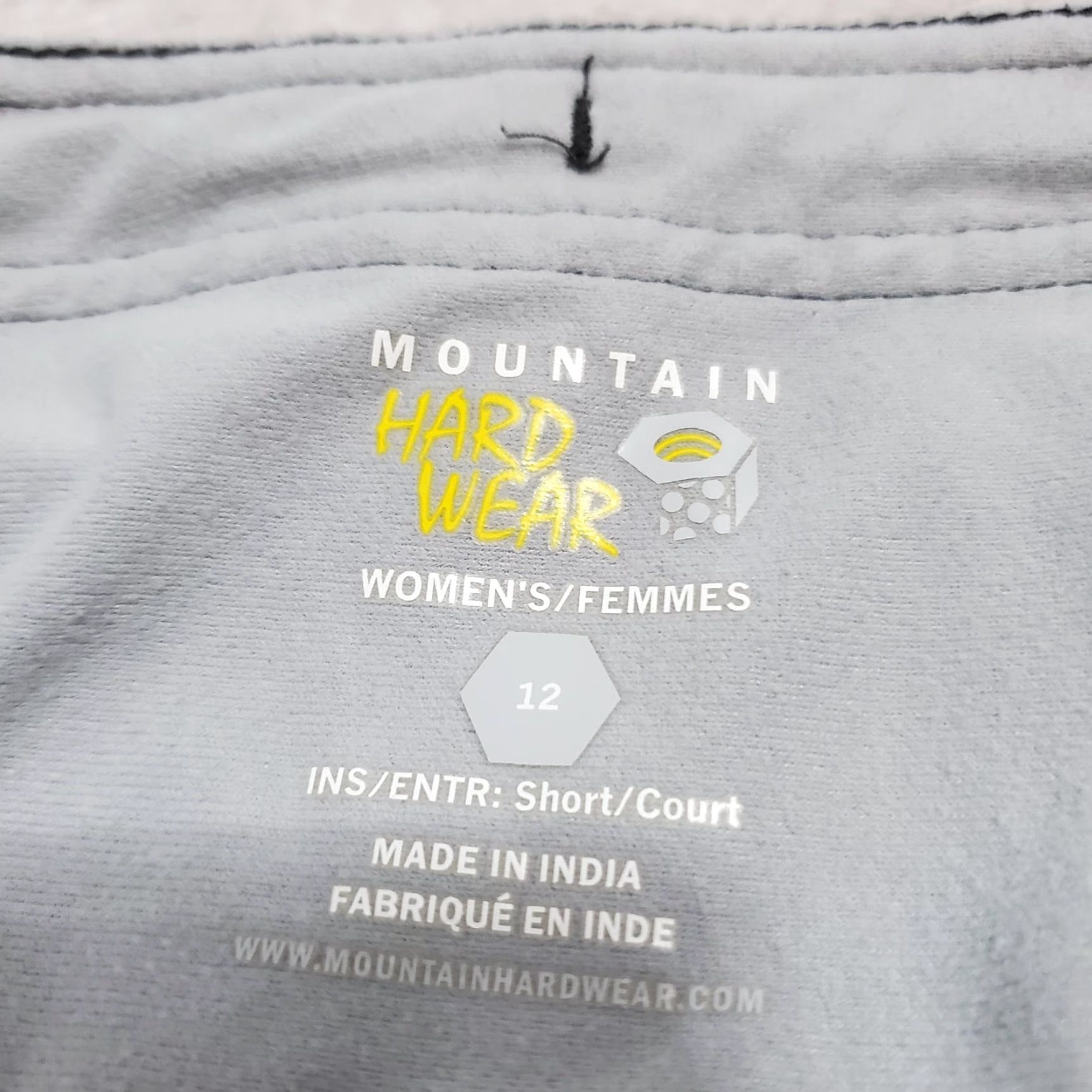 Mountain Hardwear VINTAGE Mountain Hardwear Pants Women 12 Short Gray Yuma Cargo Nylon Stretch Outdoor Size 34" / US 12 / IT 48 - 3 Thumbnail