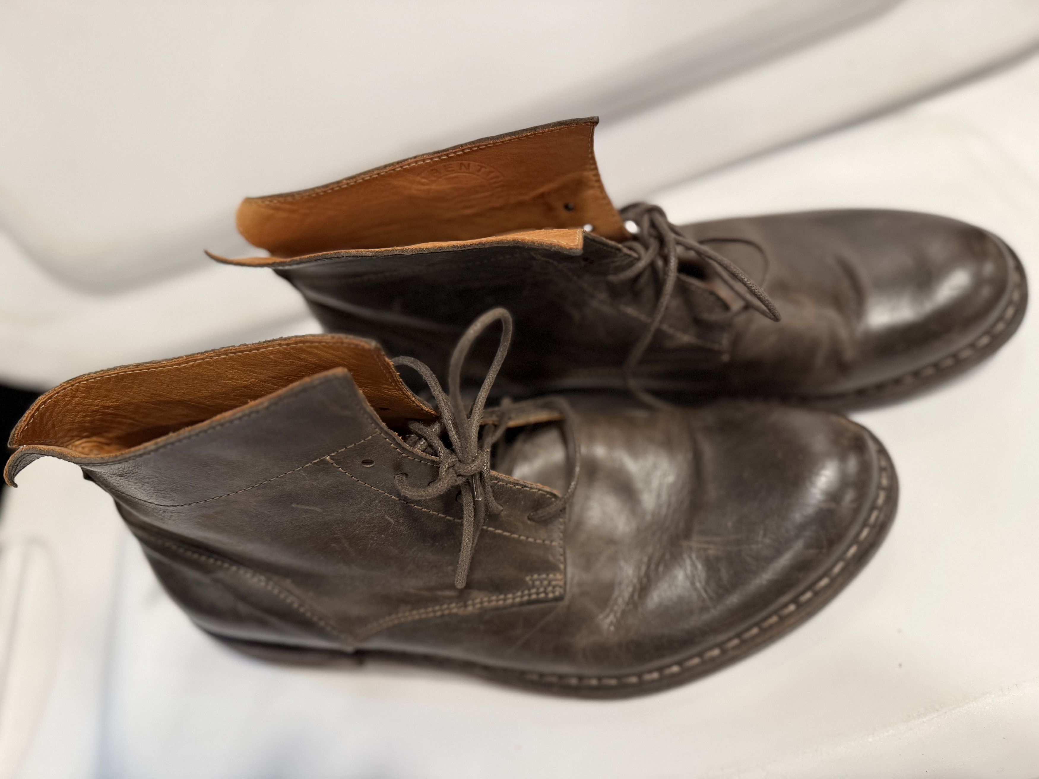 Fiorentini + Baker Fiorentini + Baker Brown Leather Ankle Boots Size US 9.5 / EU 42-43 - 2 Thumbnail