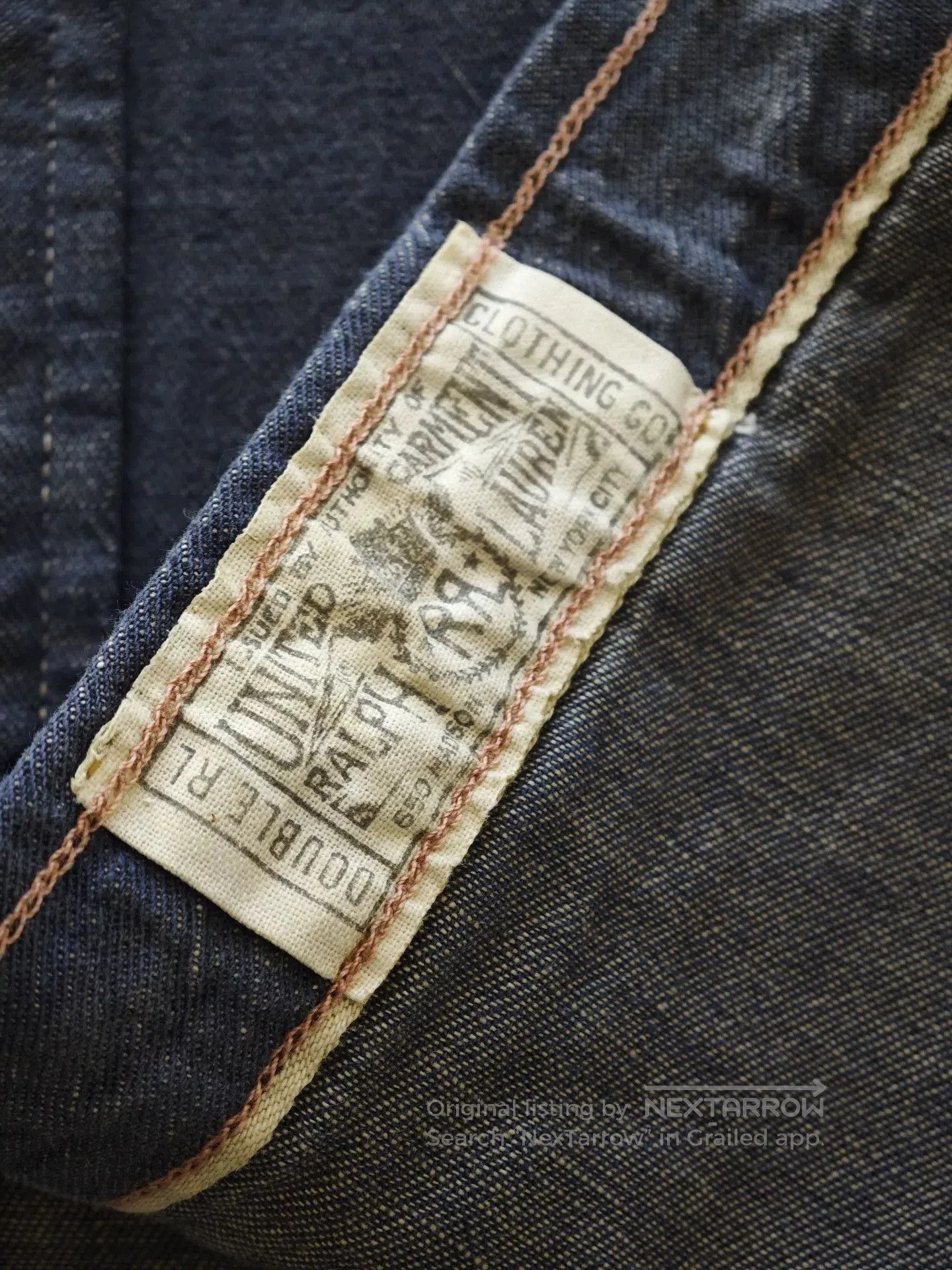 RRL Ralph Lauren RRL Ralph Lauren Vintage Denim Shirt. Size US S / EU 44-46 / 1 - 4 Thumbnail