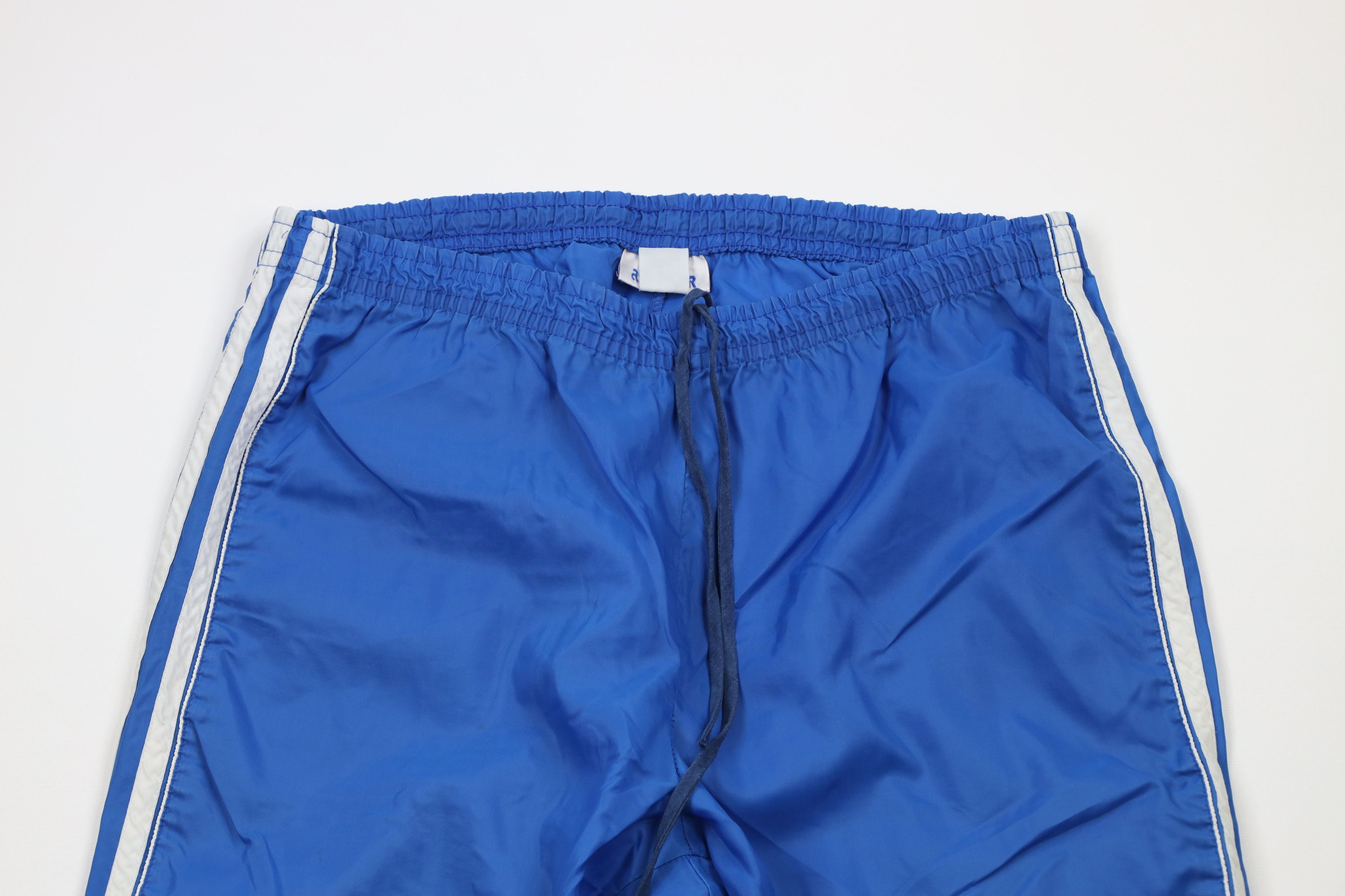 Asics × Vintage Vintage 80s Asics Tiger Windbreaker Pants Royal Blue Size US 36 / EU 52 - 2 Thumbnail