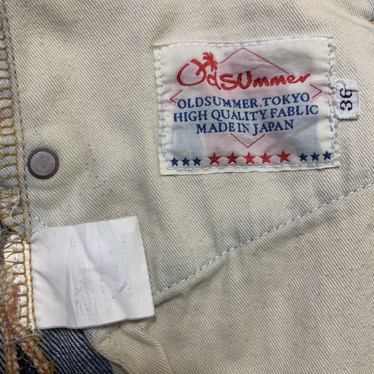 Japanese Brand × Vintage Old summer japan redline denim jeans Size US 36 / EU 52 - 5 Thumbnail