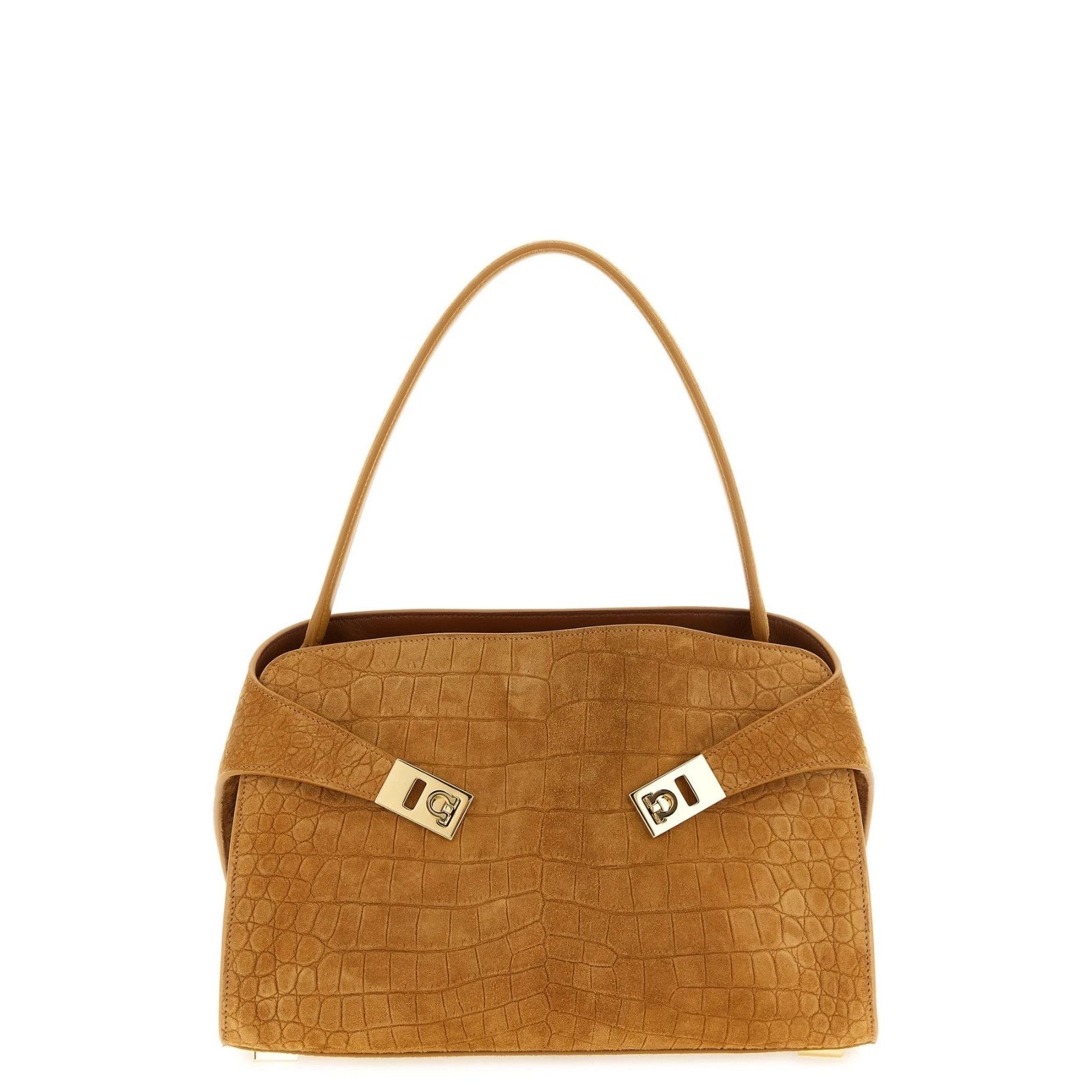 Salvatore Ferragamo FERRAGAMO Hug Medium Naturale Shoulder Bag New & Authentic Size ONE SIZE - 1 Thumbnail