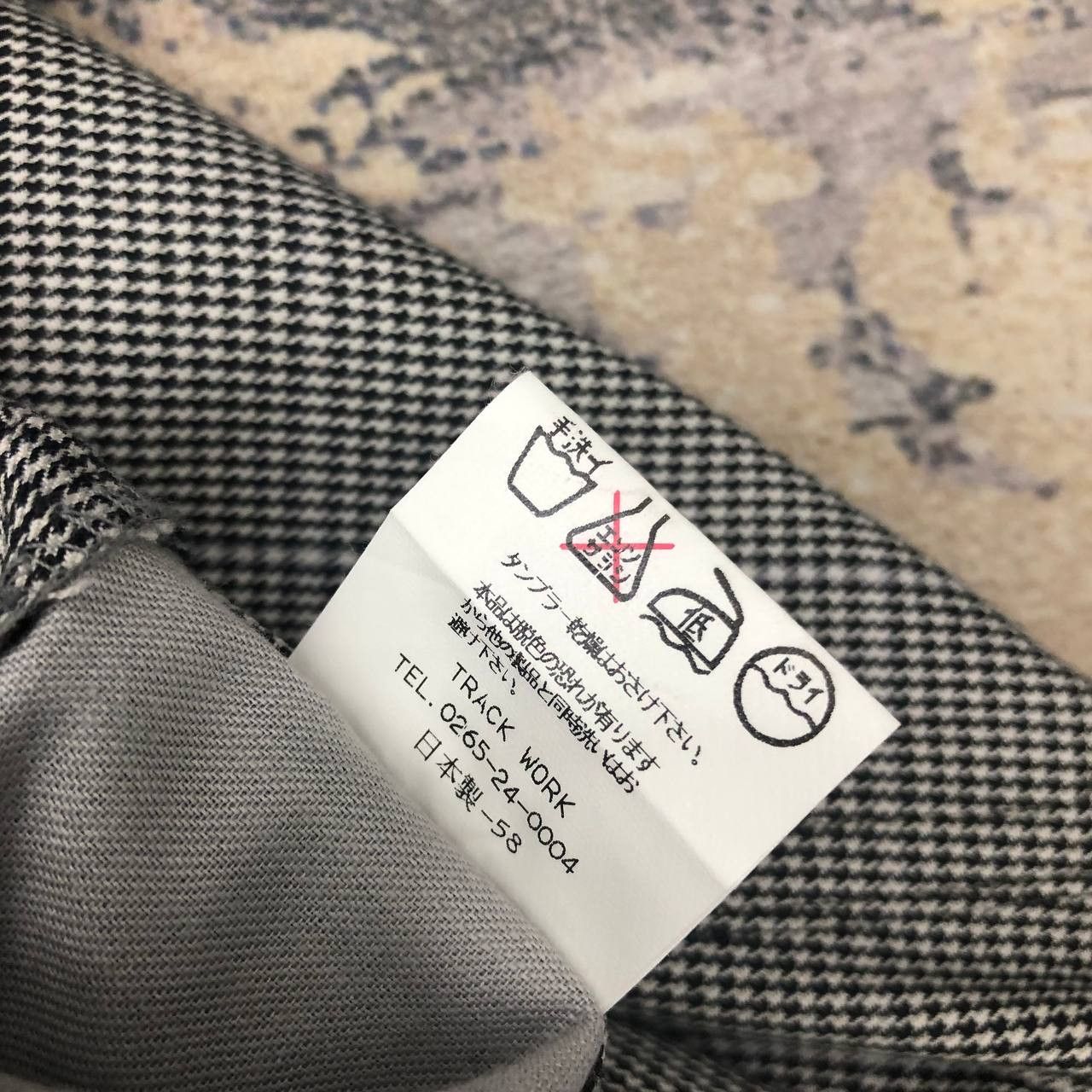 If Six Was Nine P820 ROUGH LAUGH LAF HOUNDSTOOTH CARGO ZIPPER PANTS Size US 32 / EU 48 - 13 Thumbnail