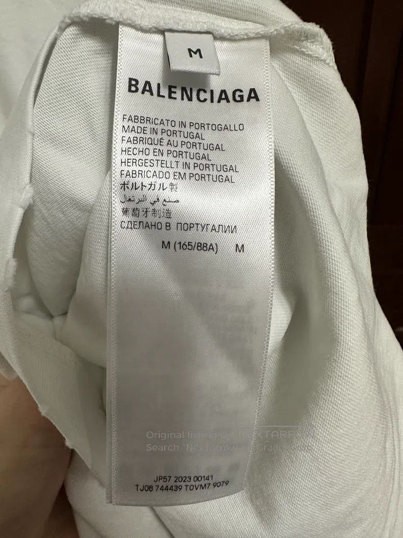 Balenciaga Balenciaga Valentine's Day Limited Edition White T-Shirt Size US M / EU 48-50 / 2 - 6 Thumbnail