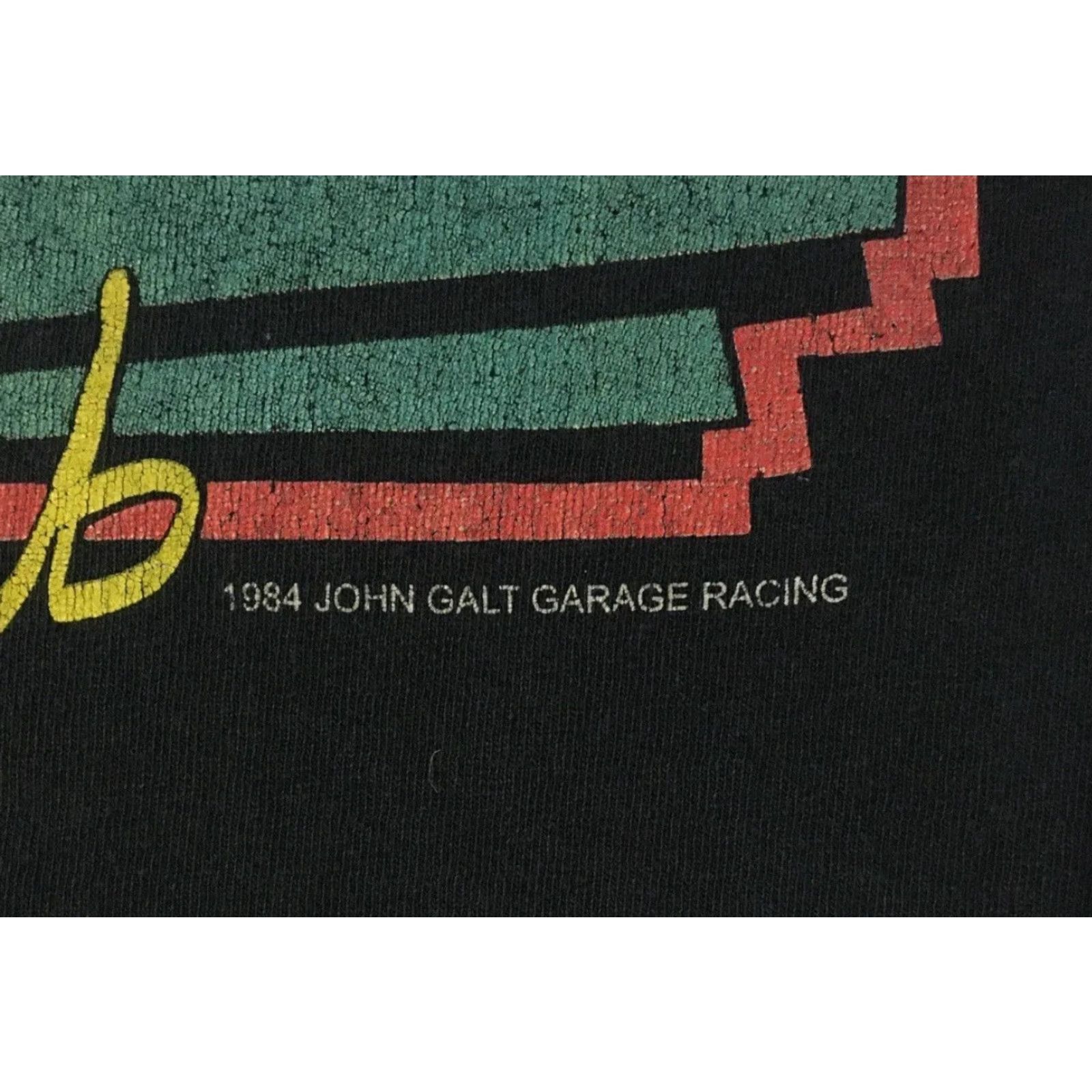 NASCAR Nike Shirt NASCAR Graphic Tee XL Black Distressed John Galt Thunder Racing Vintage Grunge Biker USA 80s 90s Car Racing Mens Size US XL / EU 56 / 4 - 3 Thumbnail
