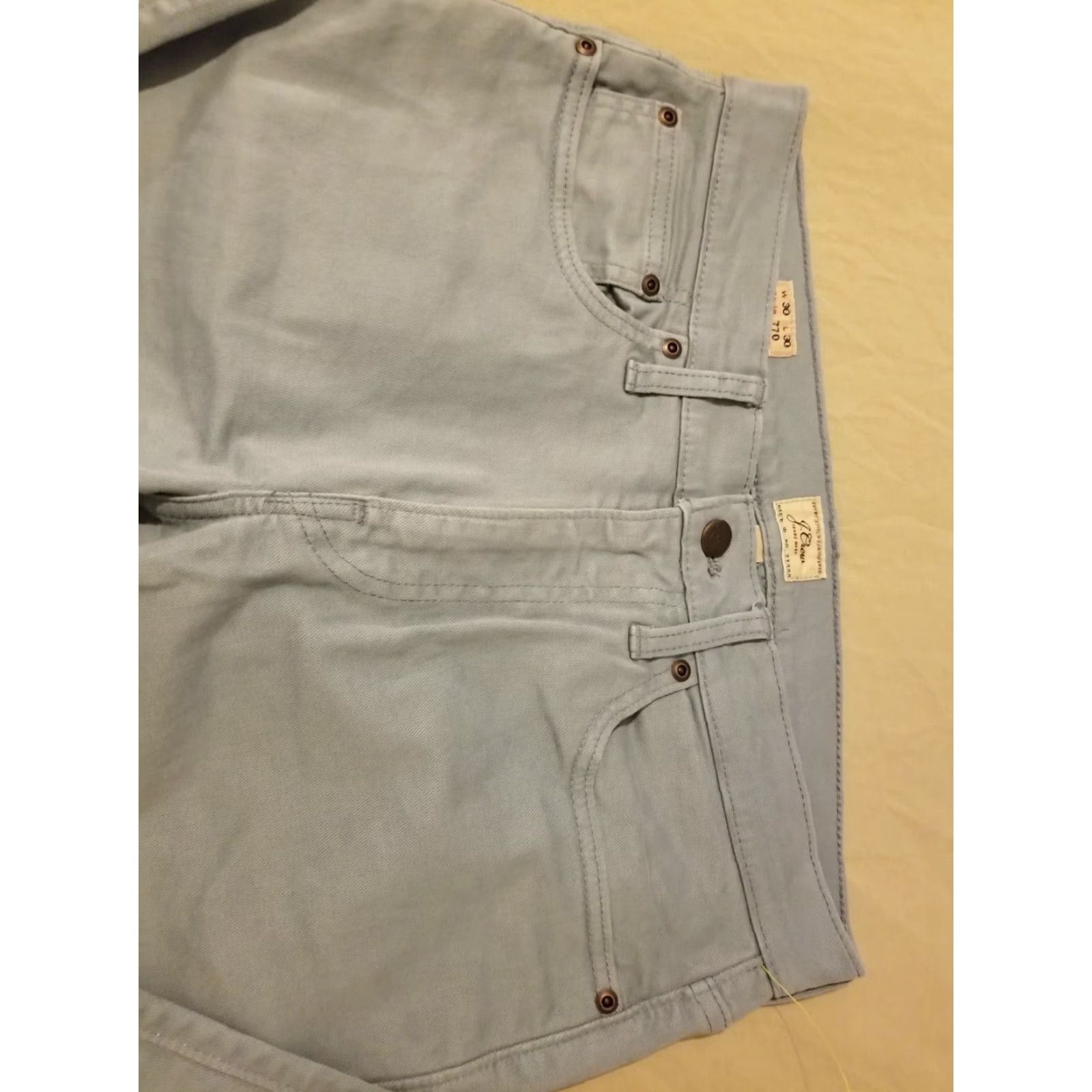 J.Crew Mens J. Crew Jeans 770 Slim Denim Blue 30x30 Stretch Straight Pants 30 Inseam Boys? Size US 30 / EU 46 - 4 Thumbnail