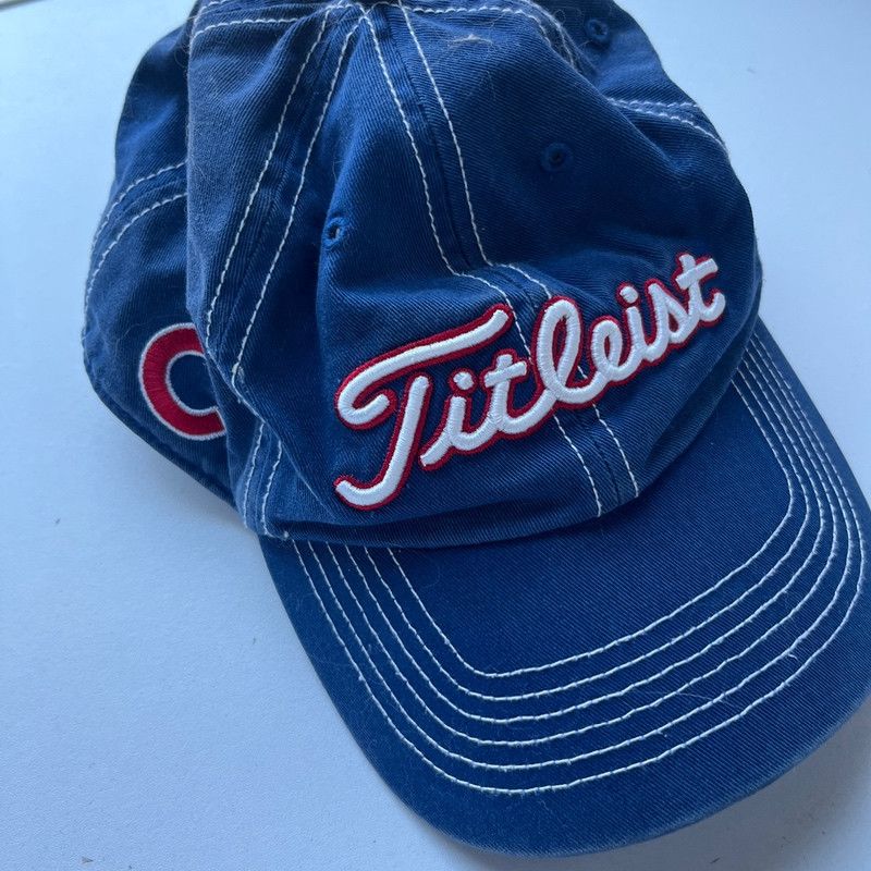 Titleist Titleist Blue Distressed Baseball Cap with Cubs 'C' One Size Size ONE SIZE - 2 Thumbnail