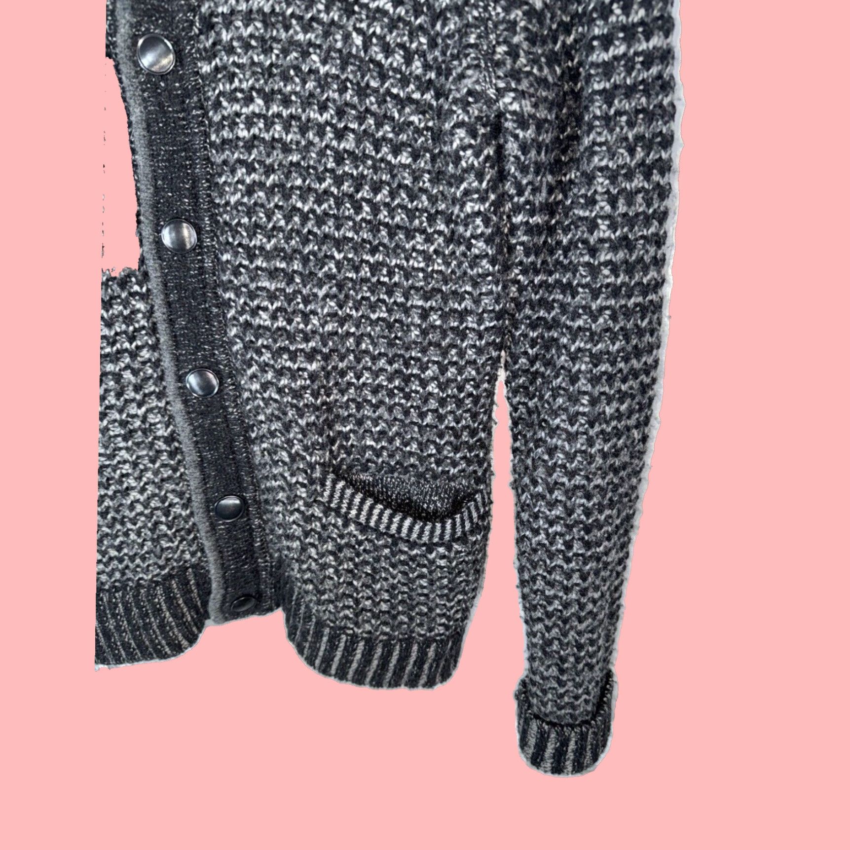Rag & Bone rag & bone Women's Wool Knit Cardigan Sweater Small Black Size S / US 4 / IT 40 - 4 Thumbnail
