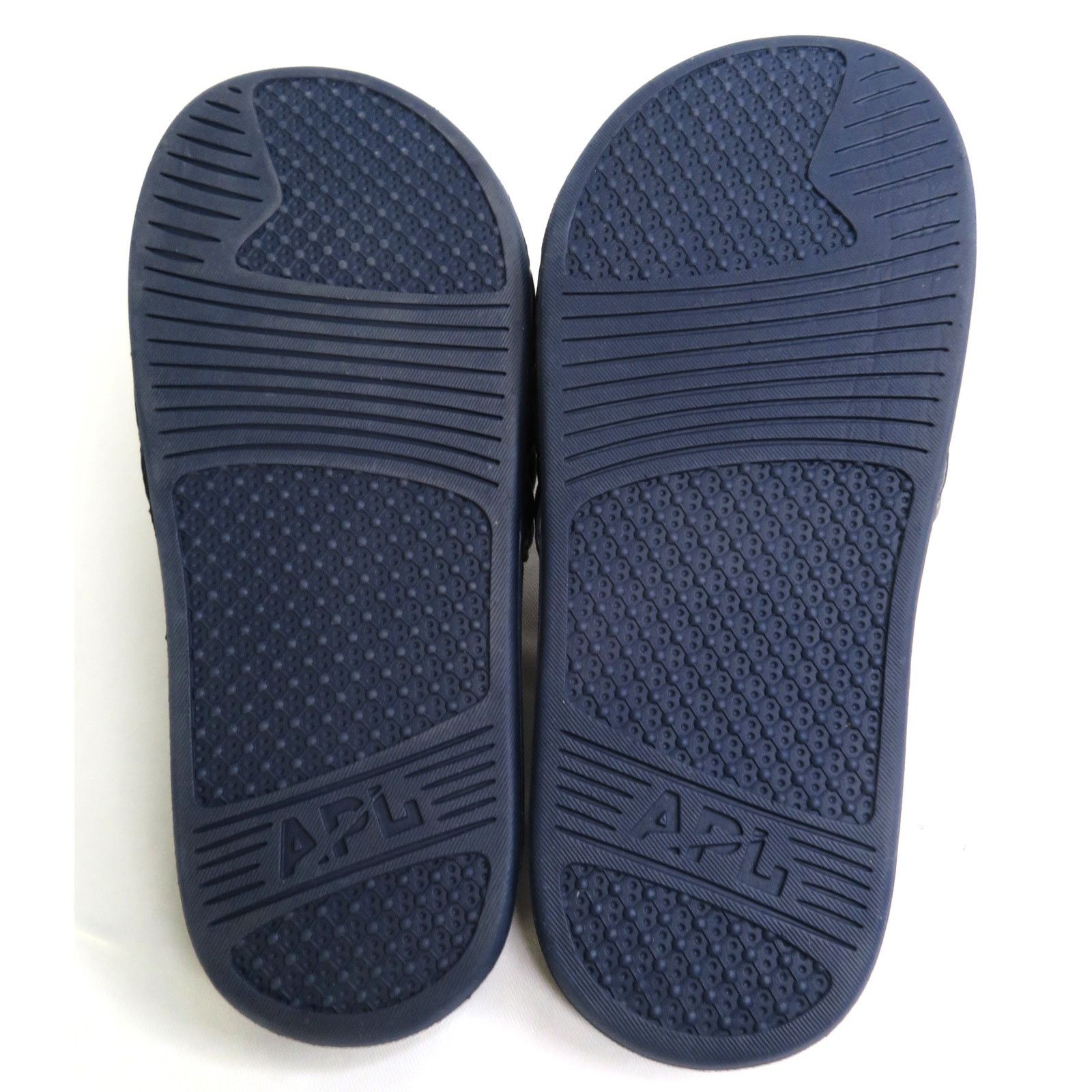 Athletic Propulsion Labs New APL Athletic Propulsion Labs Blue Lusso Leather Slides Size US 10 / IT 40 - 5 Thumbnail