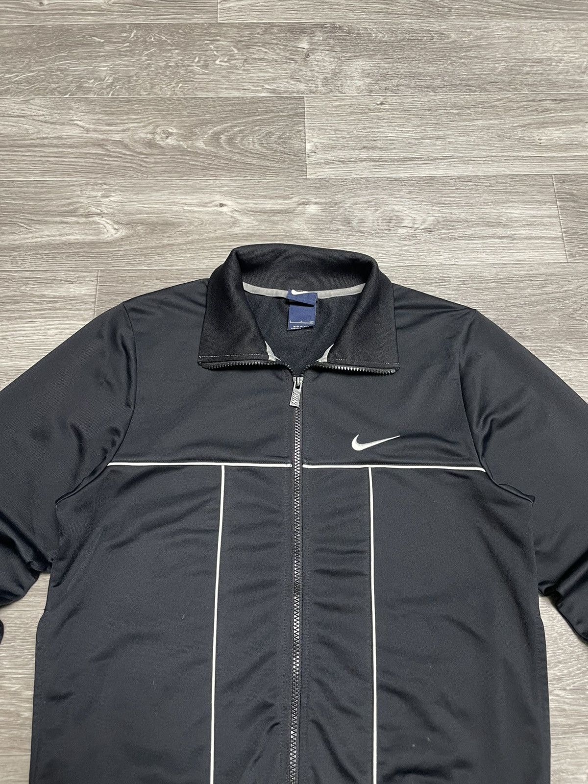 Nike Vintage Nike Black Truck Jacket Drill Y2K Size US S / EU 44-46 / 1 - 2 Thumbnail