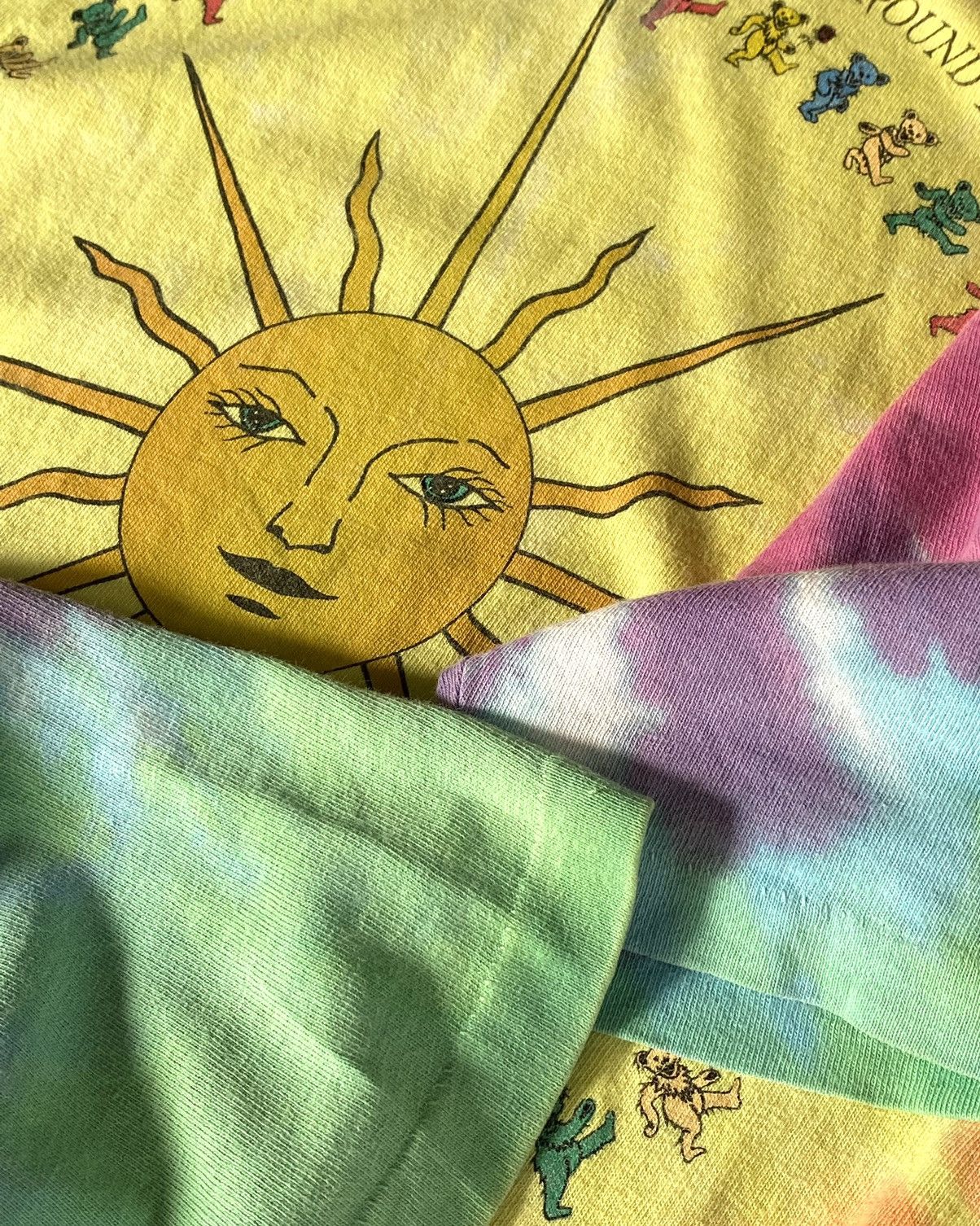 Anvil × Grateful Dead × Vintage Shirt Grateful Dead Sun Tie Dye 80’s Gfd 1988 Anvil Vintage Size US M / EU 48-50 / 2 - 7 Thumbnail
