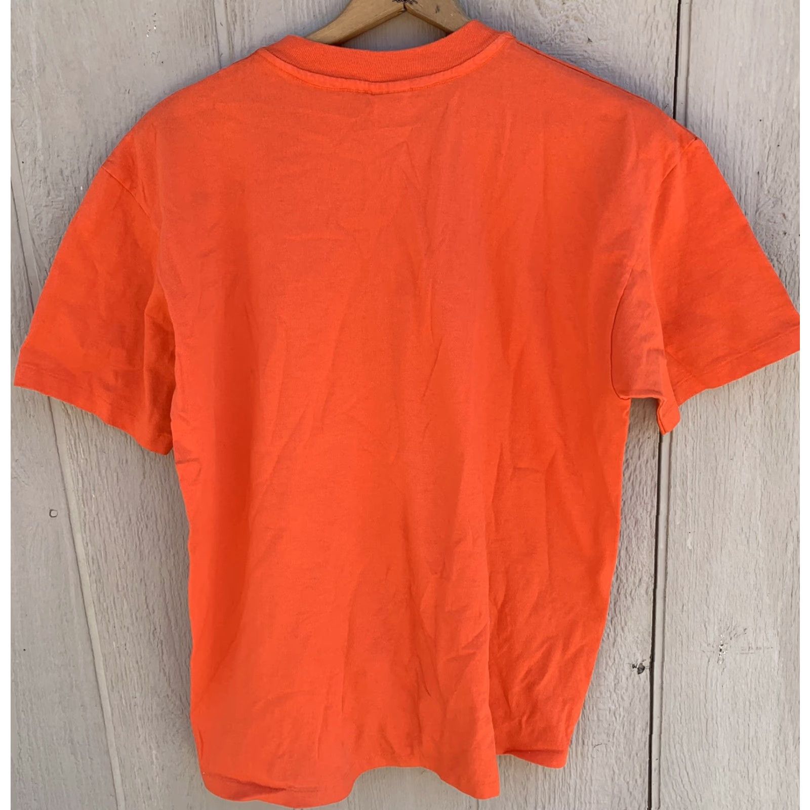 Anvil VINTAGE Grain and Commodity University T-Shirt Short Sleeve Crew Neck XL Orange Anvil Cotton Jersey Graphic Print Mens Size US XL / EU 56 / 4 - 4 Thumbnail