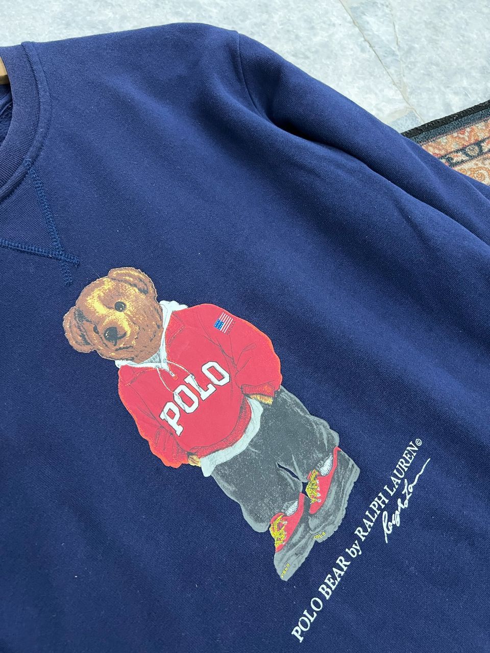 Polo Ralph Lauren Polo Ralph Lauren Polo Bear Crew Neck M Size US M / EU 48-50 / 2 - 7 Thumbnail