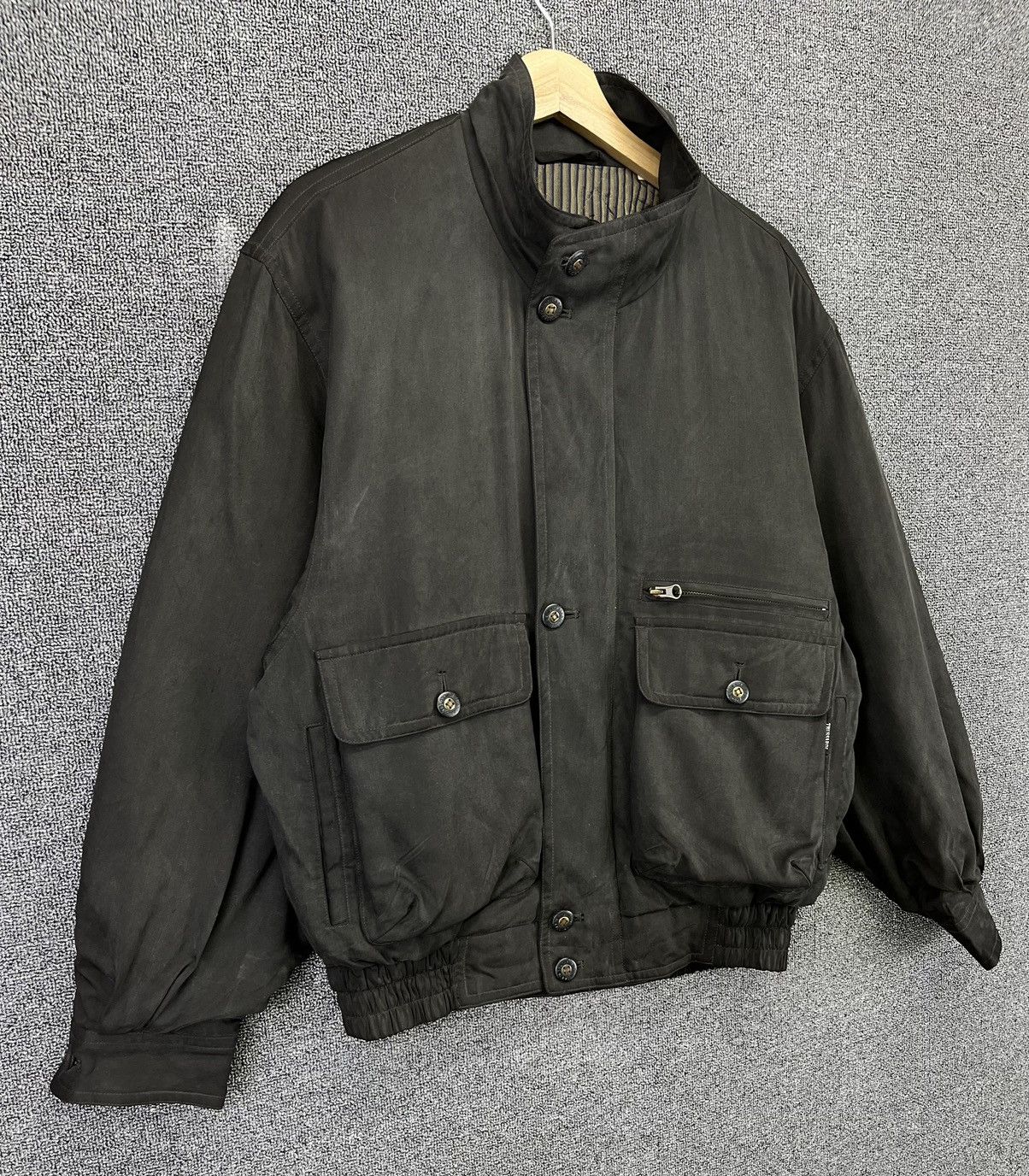 Trussardi × Vintage Vintage Trussardi Luxury Bomber Style Jacket Size US M / EU 48-50 / 2 - 2 Thumbnail