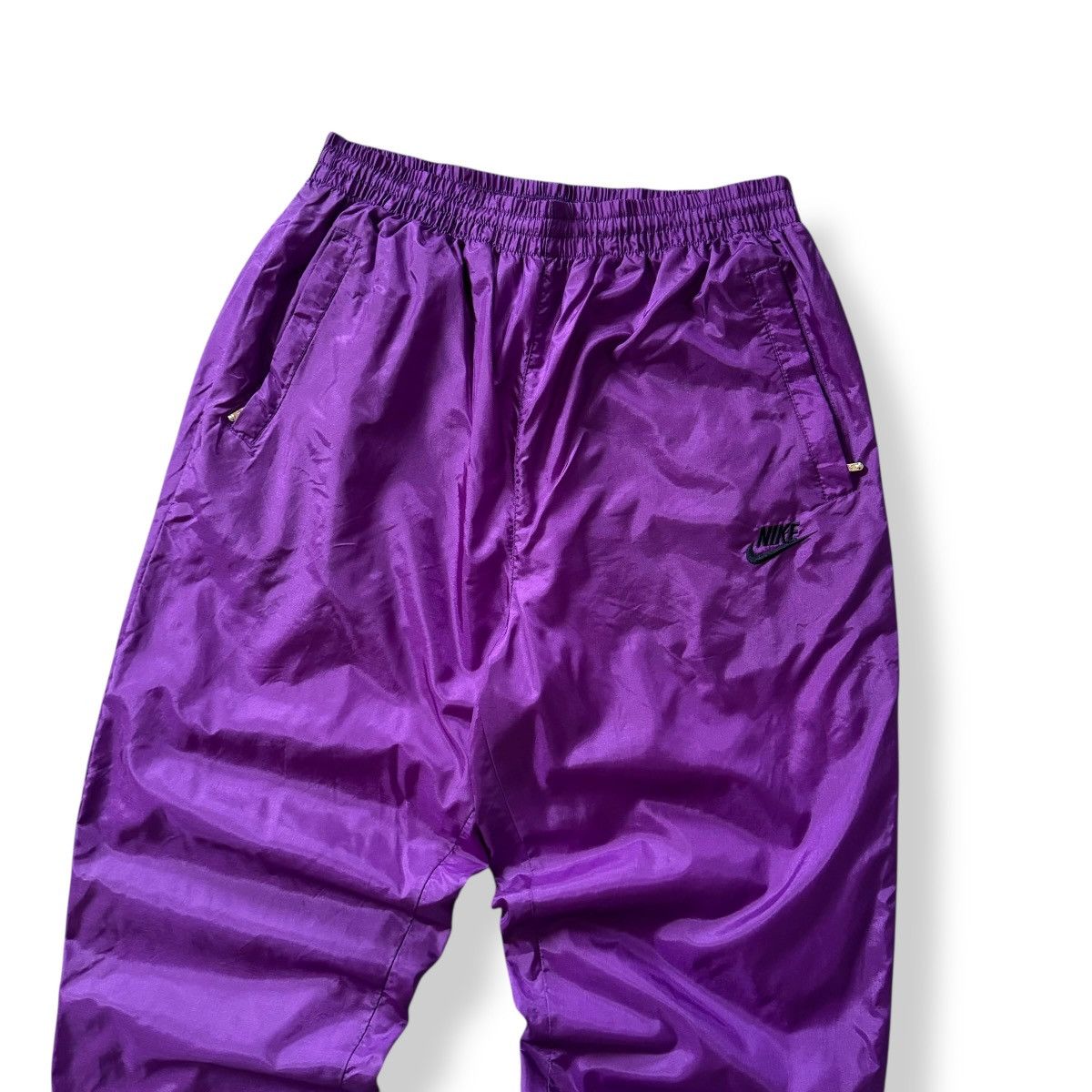 Nike Nike Track Purple Pants Nylon Streetwear Joggers Y2K Size US 32 / EU 48 - 10 Thumbnail