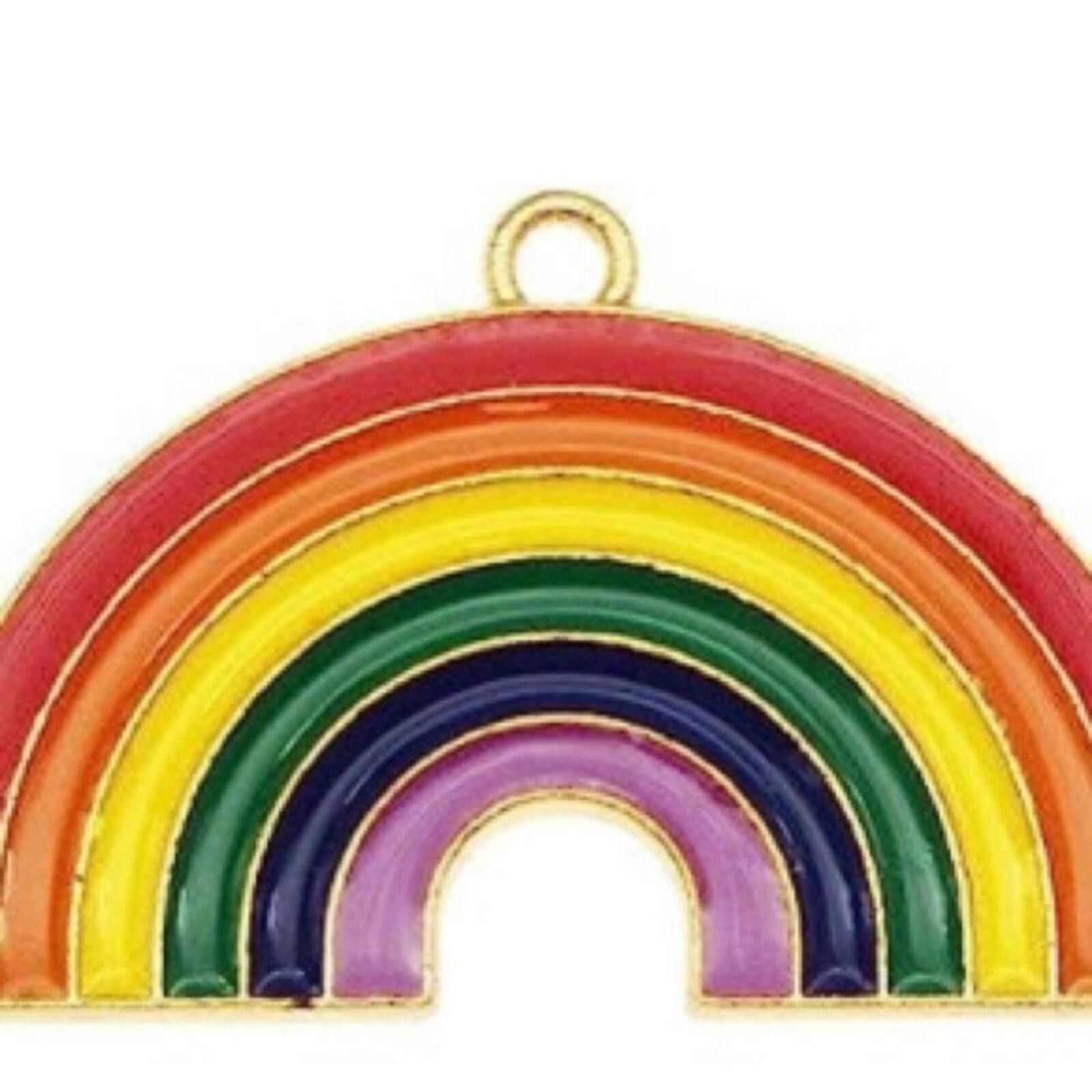 Genetic Manipulation Shinichiro Kuriya Rainbow Keychain with Heart Clasp Size ONE SIZE - 4 Thumbnail