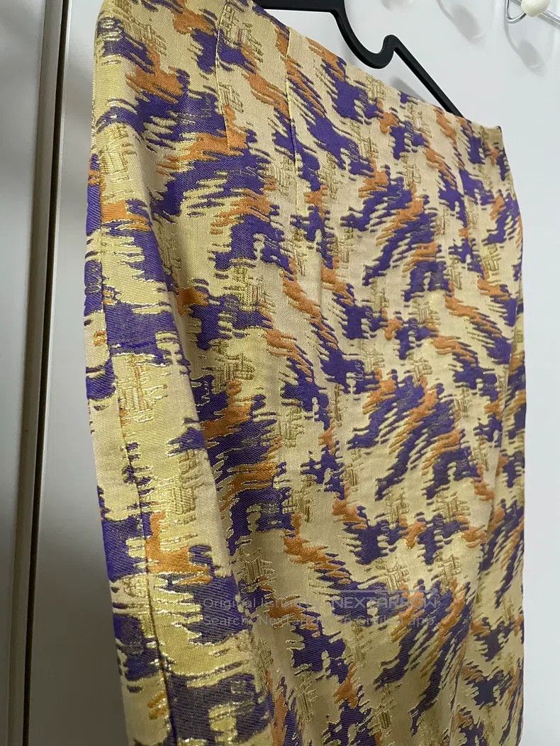 Dries Van Noten Dries Van Noten Brocade Fabric Midi Skirt Size 35" - 4 Thumbnail