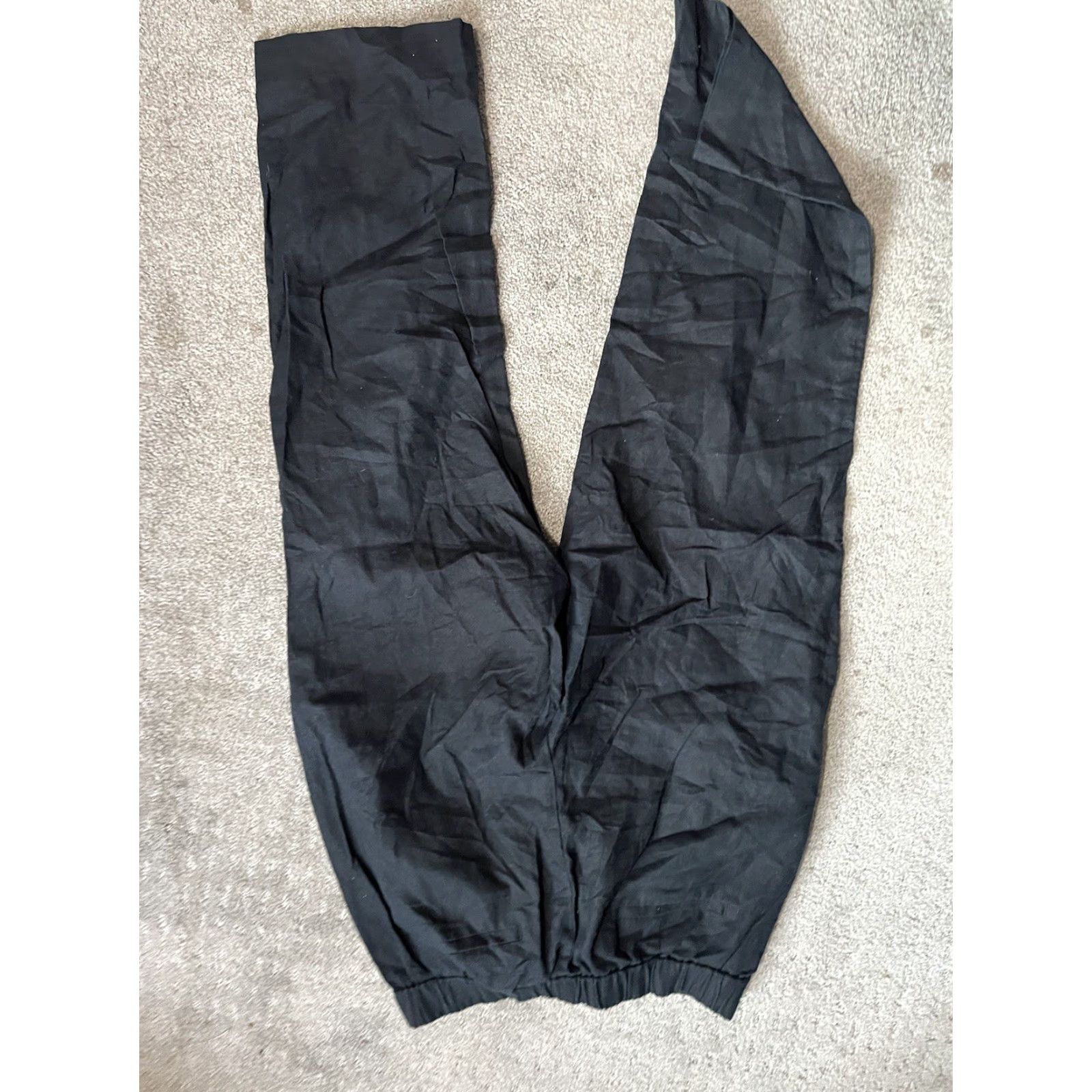 J.Crew J.CREW Pants Women Size 10 Black Linen Cotton Sailor Elastic-Back BO902 Size 32" / US 10 / IT 46 - 3 Thumbnail