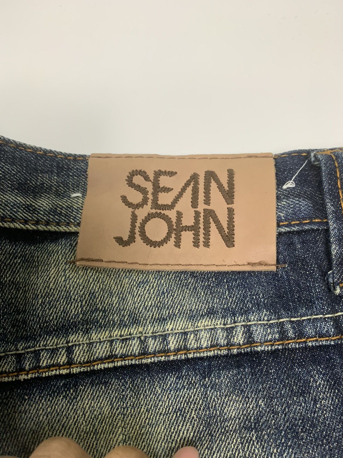 Sean John × Vintage Sean John distress denim Size US 36 / EU 52 - 11 Thumbnail