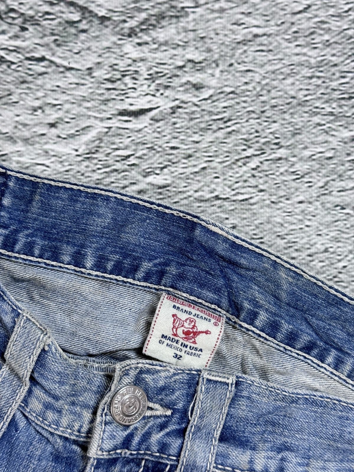 True Religion True Religion jeans washed denim white rope stitching Size US 32 / EU 48 - 10 Thumbnail