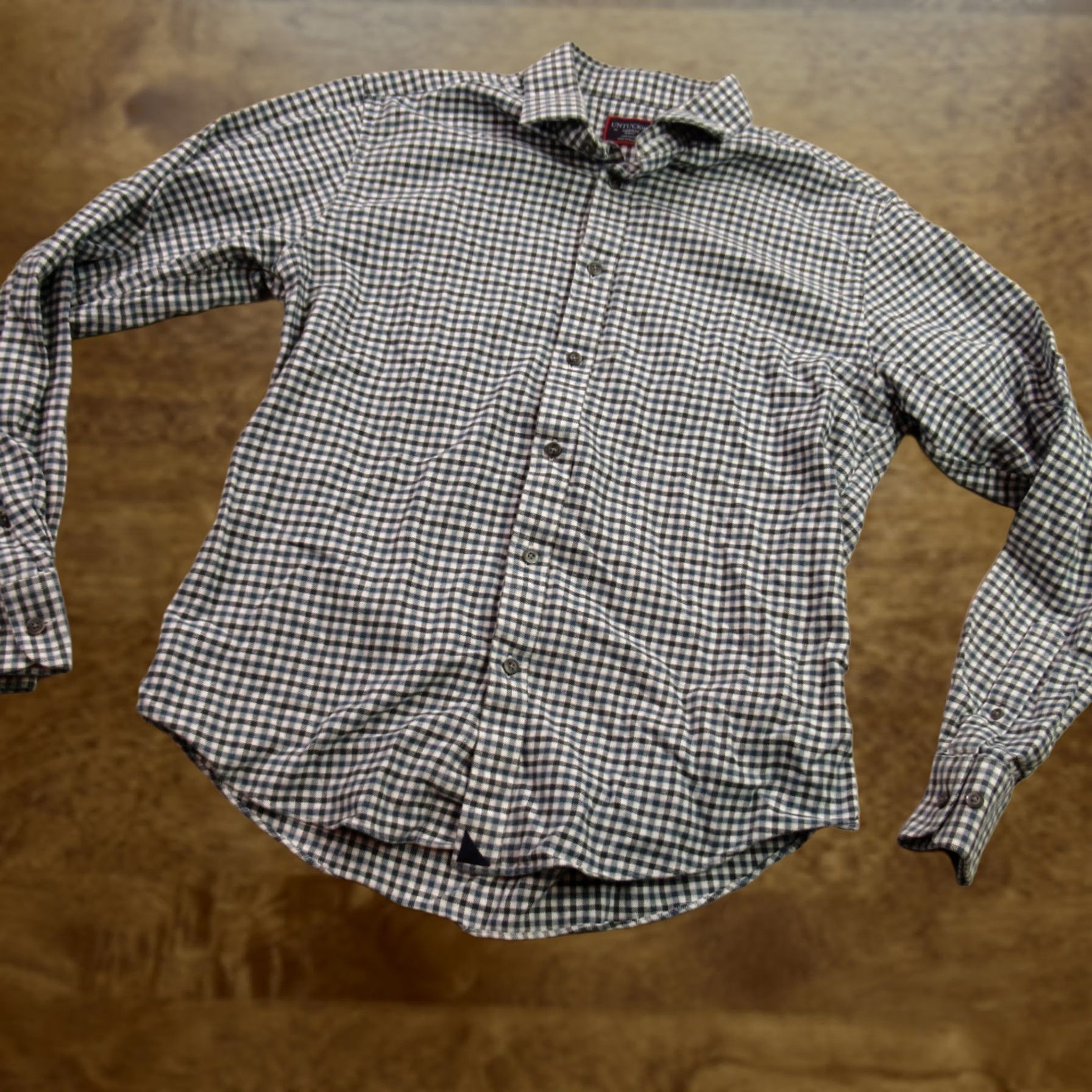UNTUCKit UNTUCKit Shirt Mens M Long Sleeve Button Front Casual Slim Fit Checks Size US M / EU 48-50 / 2 - 1 Thumbnail