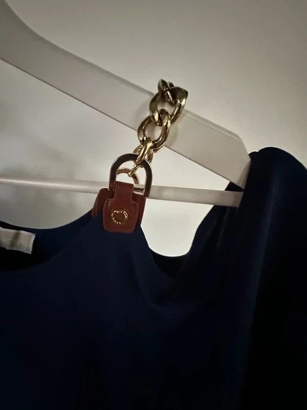 Michael Kors Michael kors medium navy gold dress Size M / US 6-8 / IT 42-44 - 4 Thumbnail