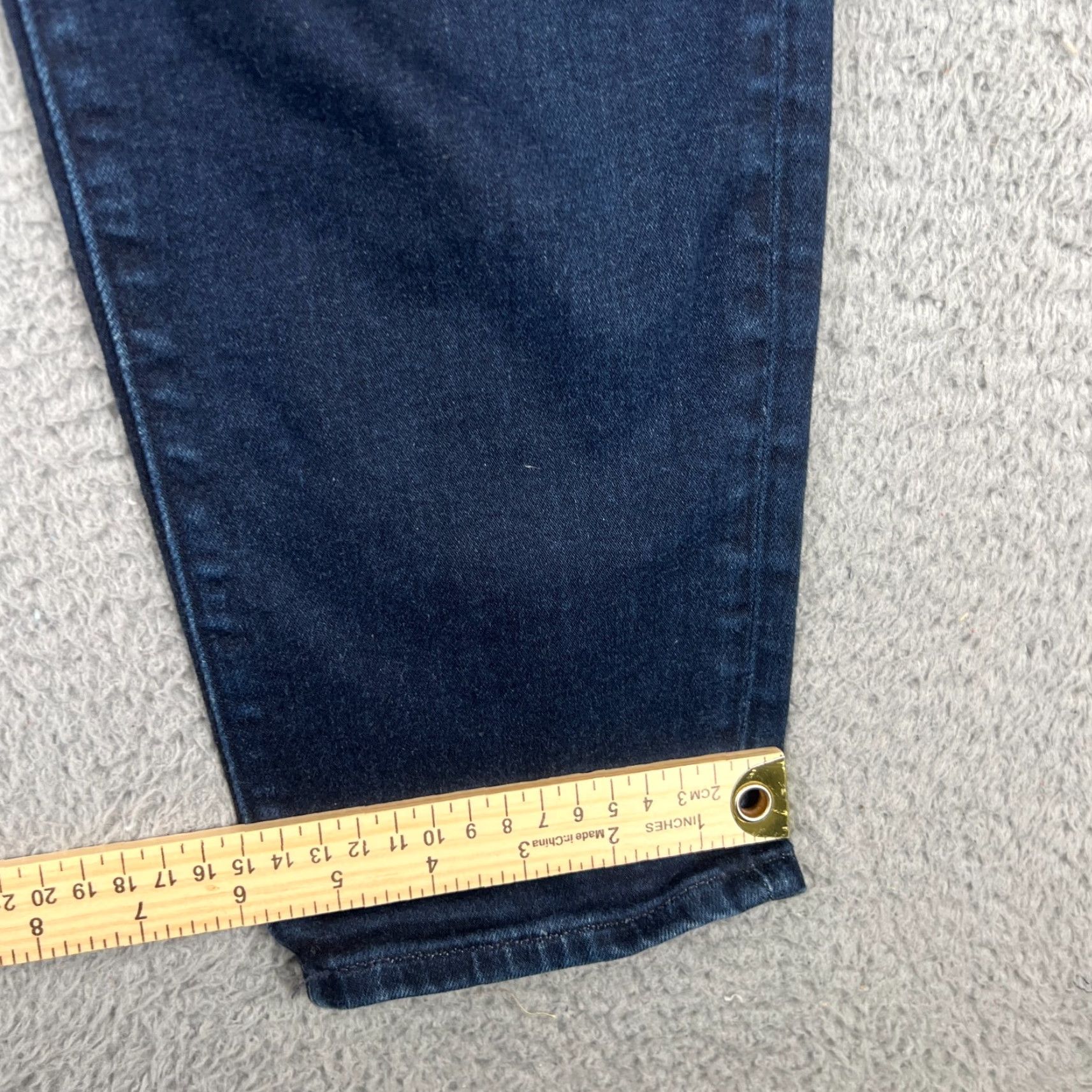 Vintage Revtown Jeans Women's 33 Regular High Rise Skinny Blue Stretch Denim Size 24" / US 00 / IT 34 - 2 Thumbnail