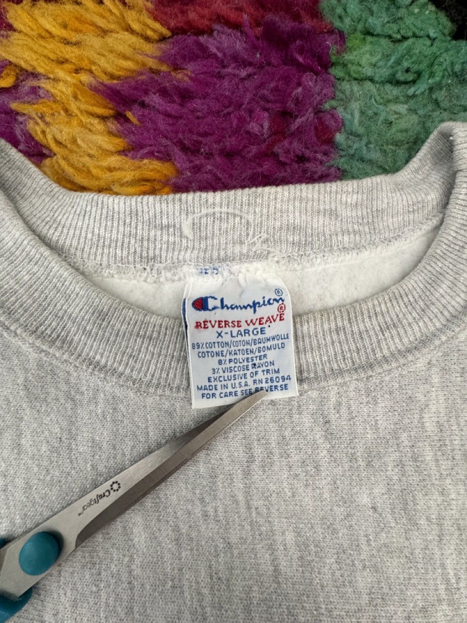 Champion Vintage Denver Nuggets Reverse Weave Sweatshirt Size US XL / EU 56 / 4 - 4 Thumbnail