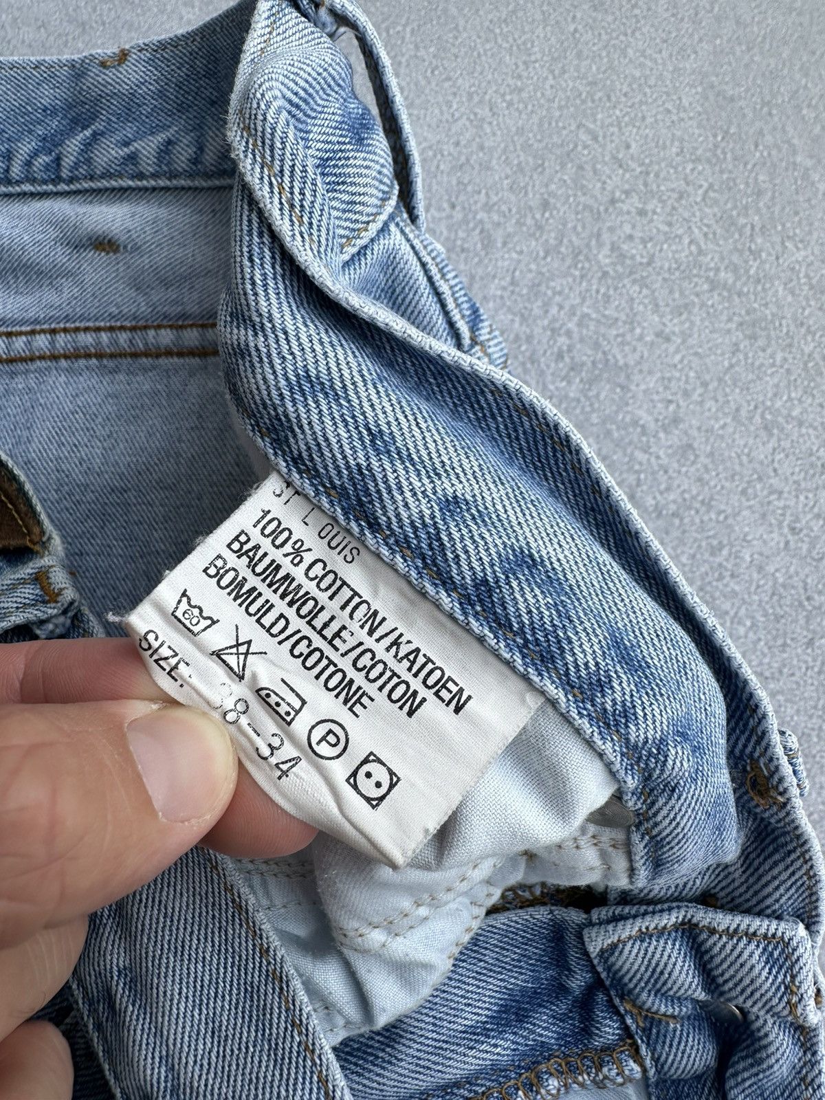 Lee Vintage Lee Riders Sanforized Rare Baggy Jeans Sz 38 x 34 Size US 38 / EU 54 - 4 Thumbnail