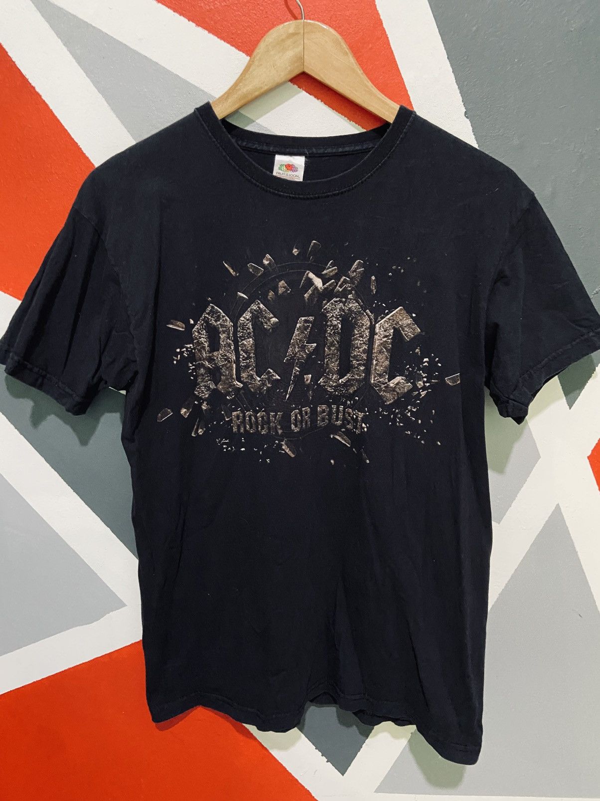 Fruit Of The Loom ACDC Rock Or Busy Europe 2016 Tour Size US M / EU 48-50 / 2 - 2 Thumbnail