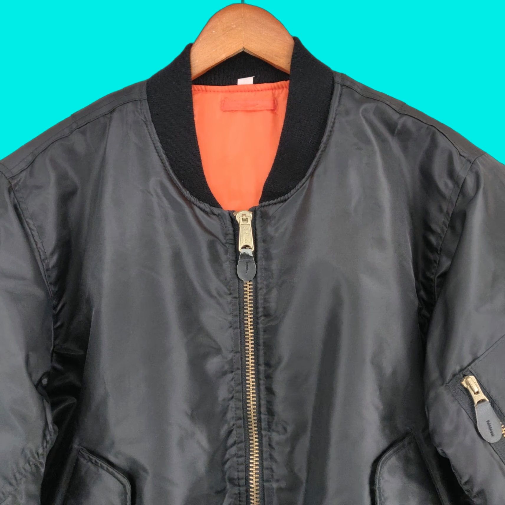 Rothco VINTAGE Rothco MA-1 Jacket Mens Small Reversible Bomber Flight Nike? Size US S / EU 44-46 / 1 - 1 Thumbnail
