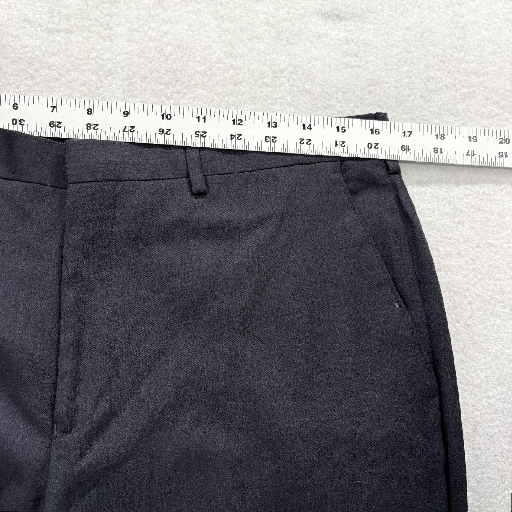 Jos. A. Bank Jos A Bank Joseph Slim Fit Pants Mens 33 Navy 100% Wool Dress Slacks Trousers Size US 33 - 6 Thumbnail