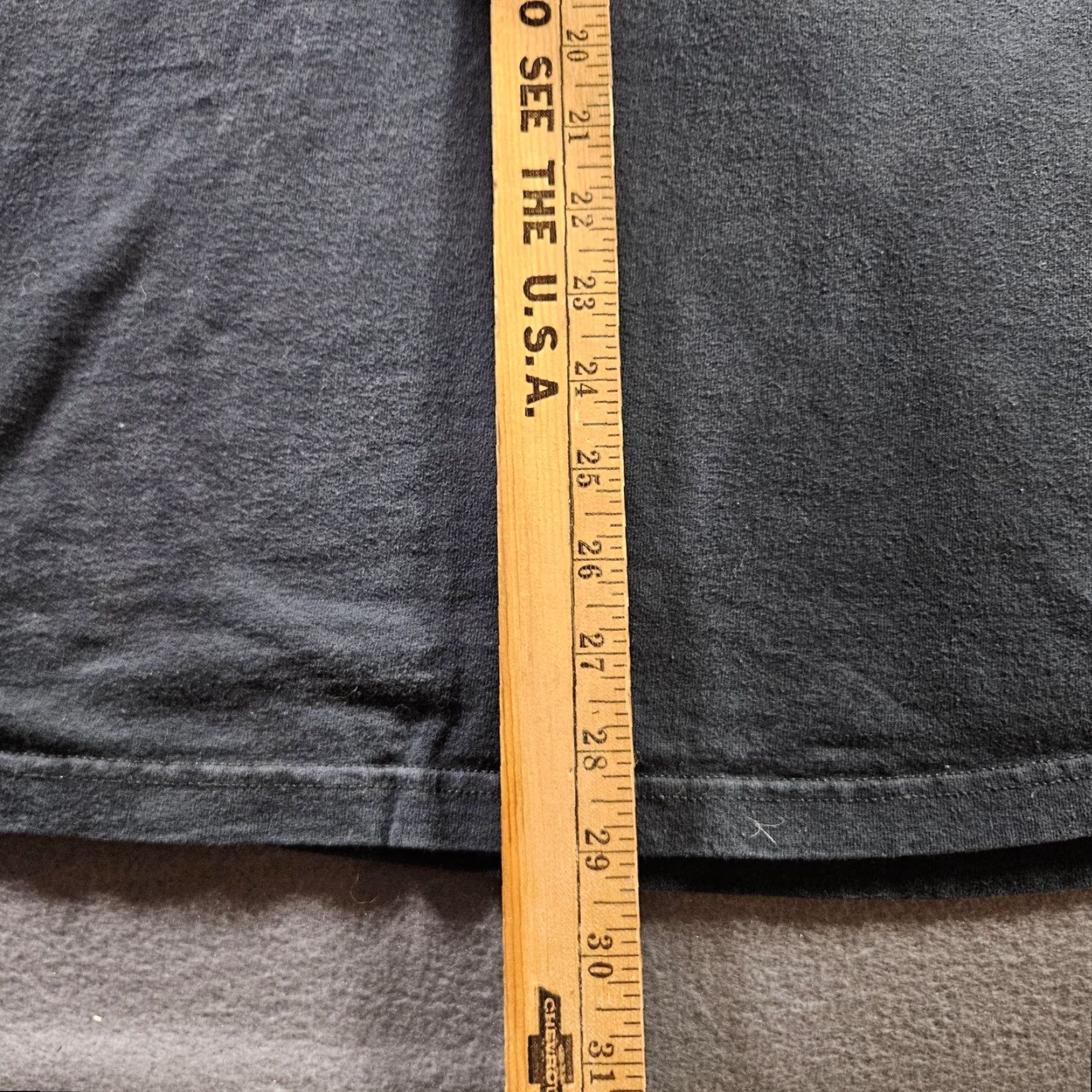 Fruit Of The Loom Push Kanji Graphic Shirt Men's XL Black Short Sleeve Tee 90s Size US XL / EU 56 / 4 - 4 Thumbnail