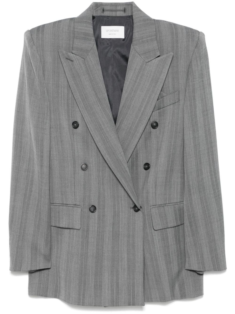 Sportmax WOOL DOUBLE-BREASTED JACKET Size S / US 4 / IT 40 - 1 Thumbnail