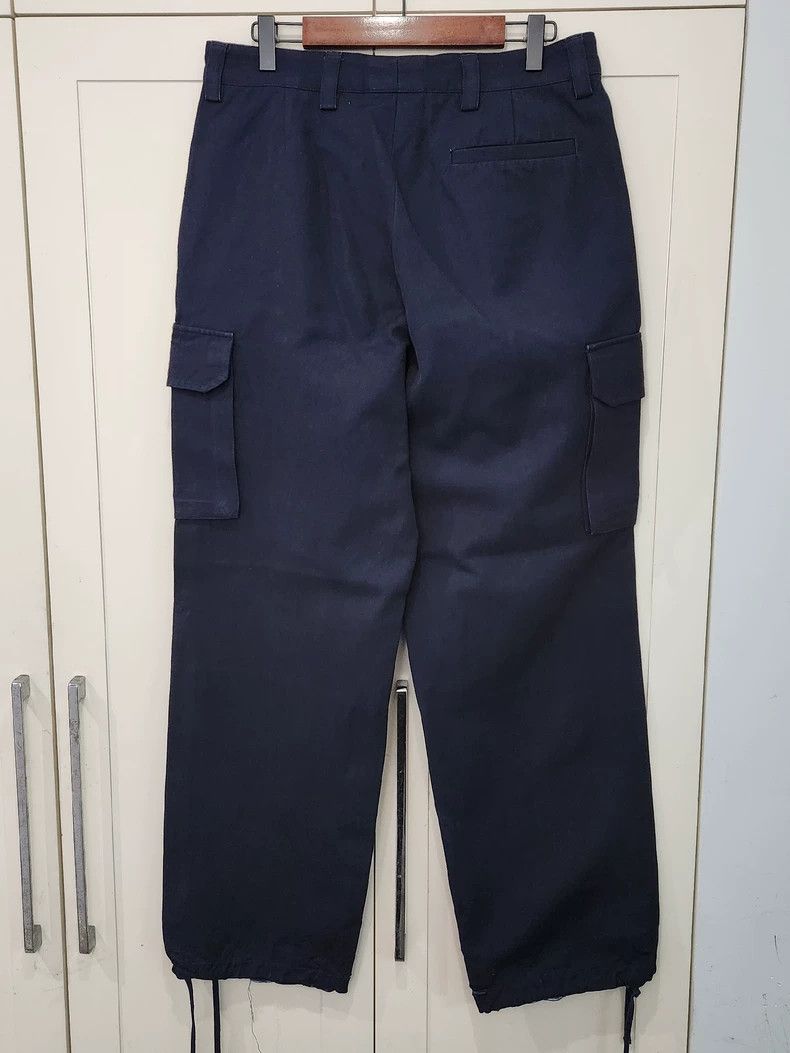 Louis Vuitton Louis Vuitton Dark Blue Mid-Rise Side Pockets Straight Leg Size US 38 / EU 54 - 2 Thumbnail