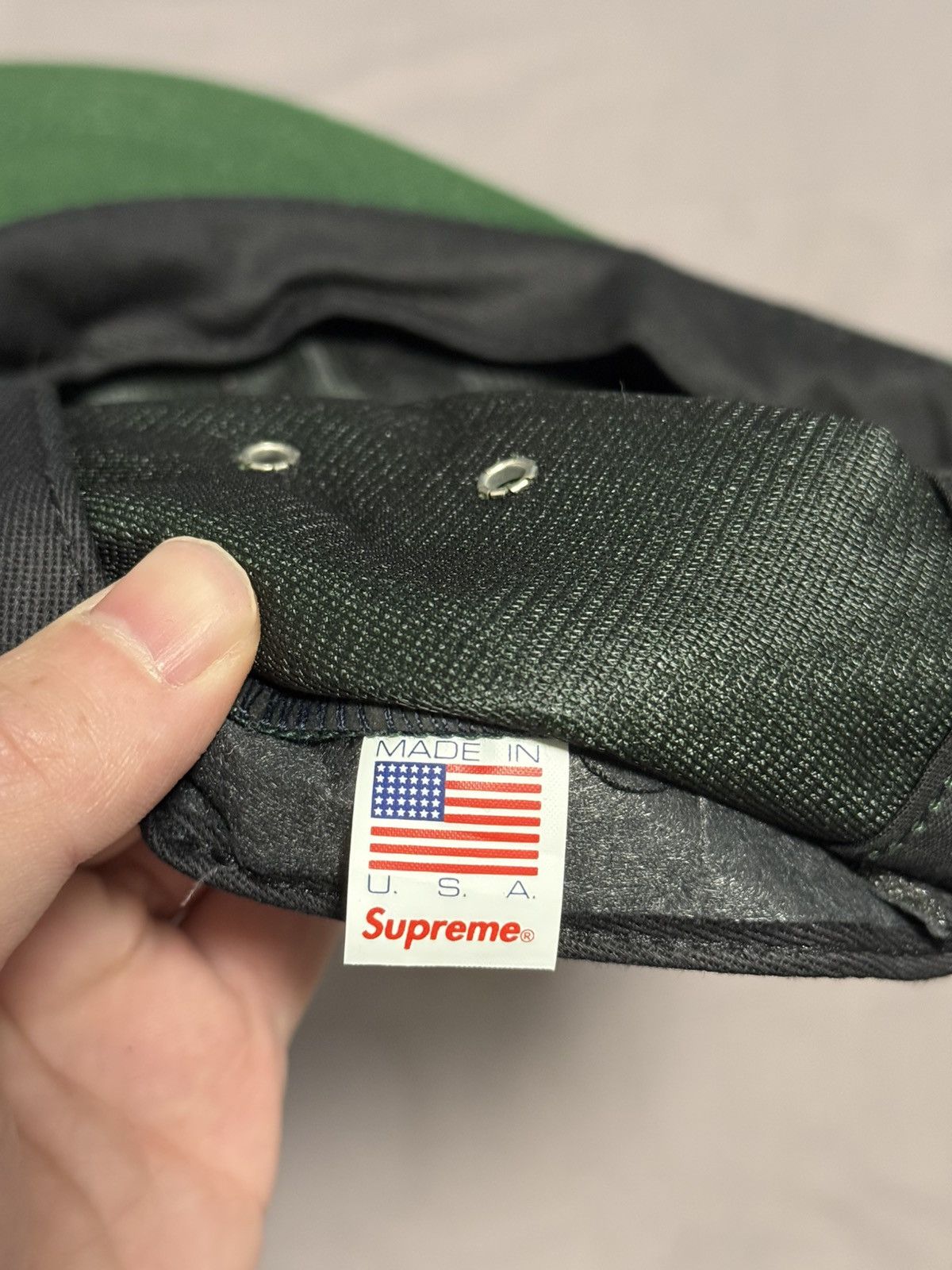 Supreme Supreme fw12 2012 canvas camp cap green Size ONE SIZE - 4 Thumbnail
