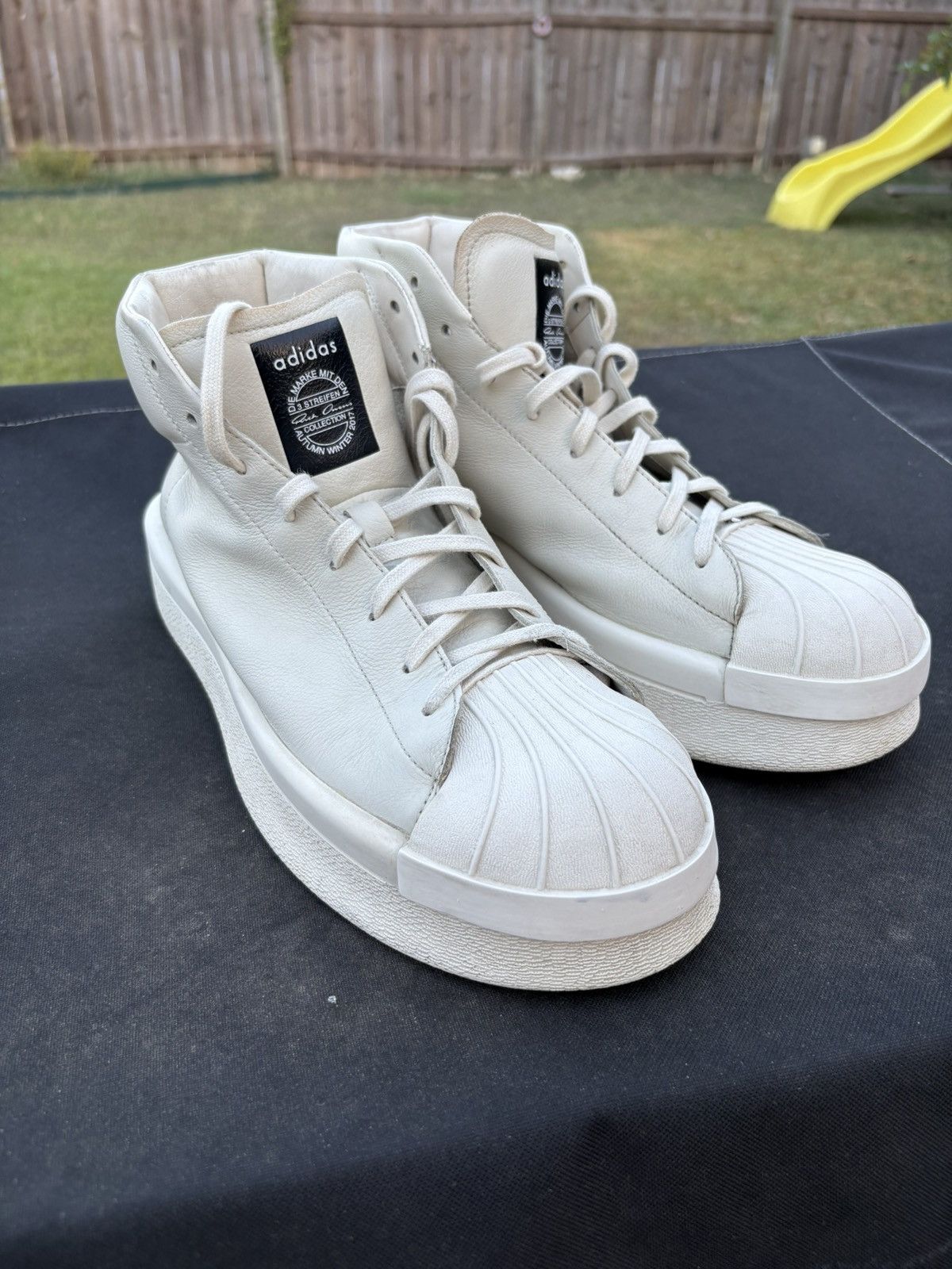 靴 RICK OWENS adidas RO MASTODON PROMODEL Ro Mastodon Pro Model II by Rick Owens x Adidas- La Garçonne