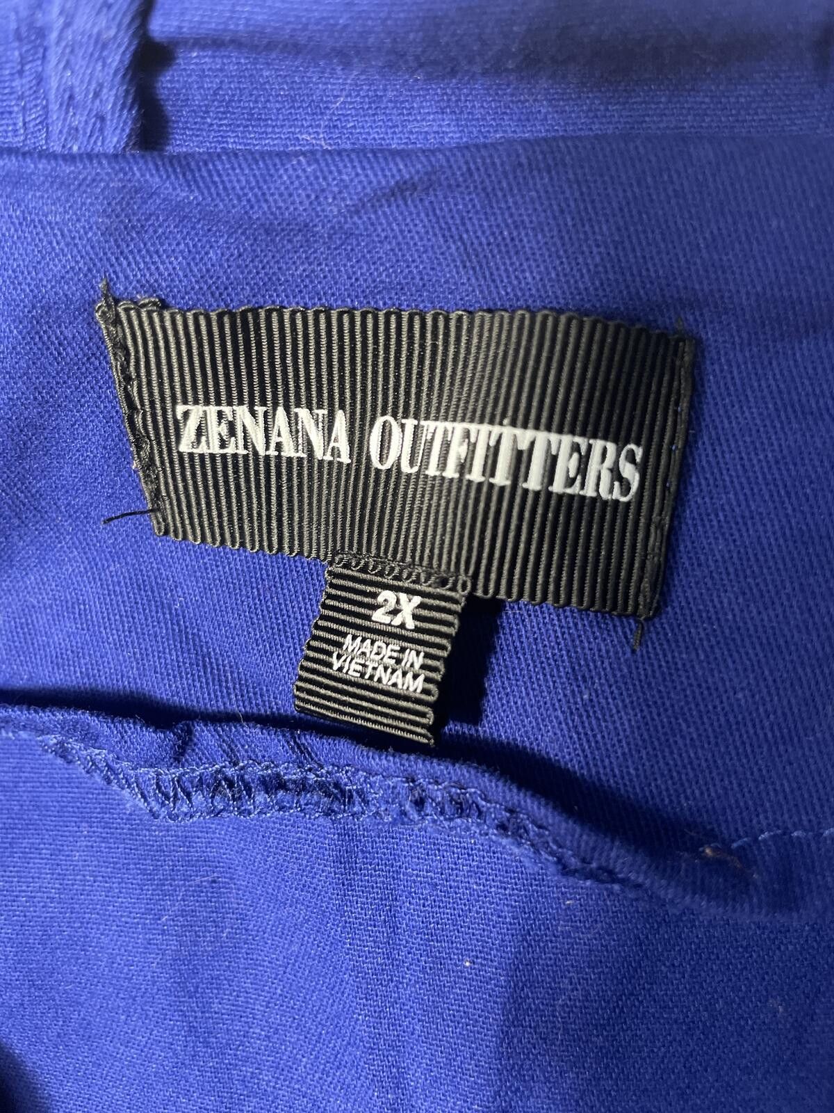 Other Zenana Outfitters Utility Vest Hooded Women's 2X Royal Blue Size XL / US 12-14 / IT 48-50 - 2 Thumbnail