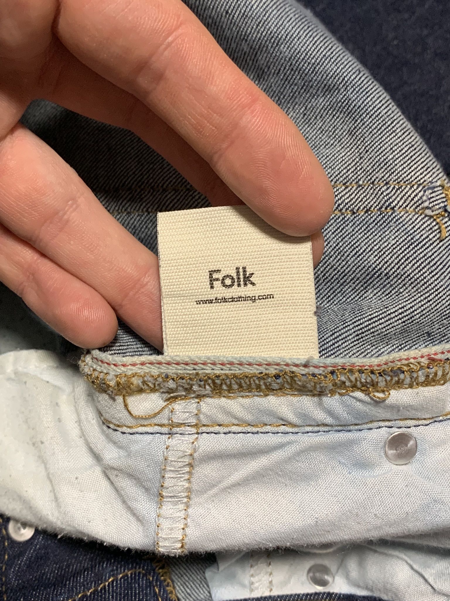 Folk Folk Selvage Jeans Size 32 Size US 32 / EU 48 - 5 Thumbnail