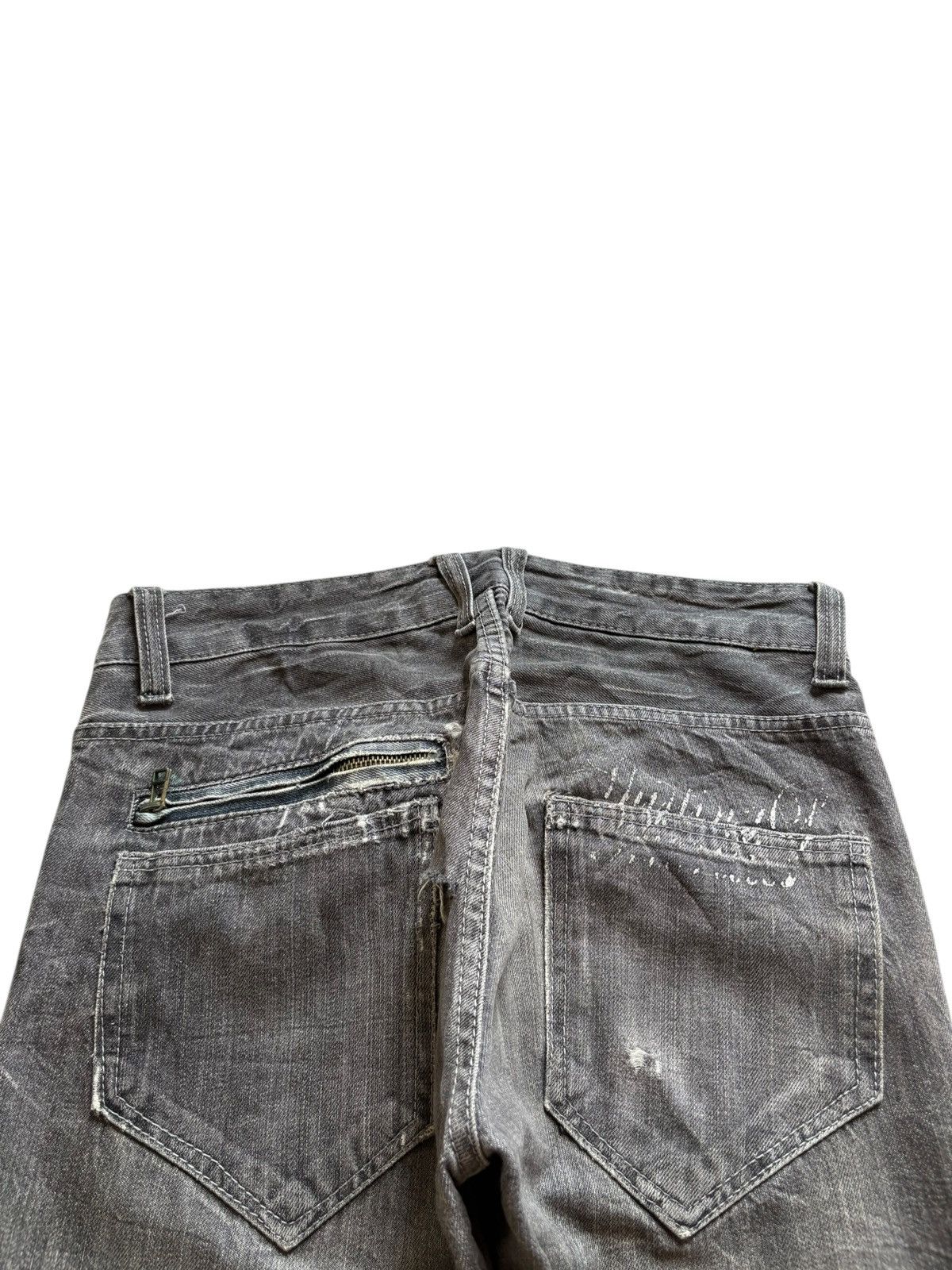 Japanese Brand Vintage Jack Serika Tactical Distressed Bootcut Flare Jeans Size US 31 - 8 Thumbnail