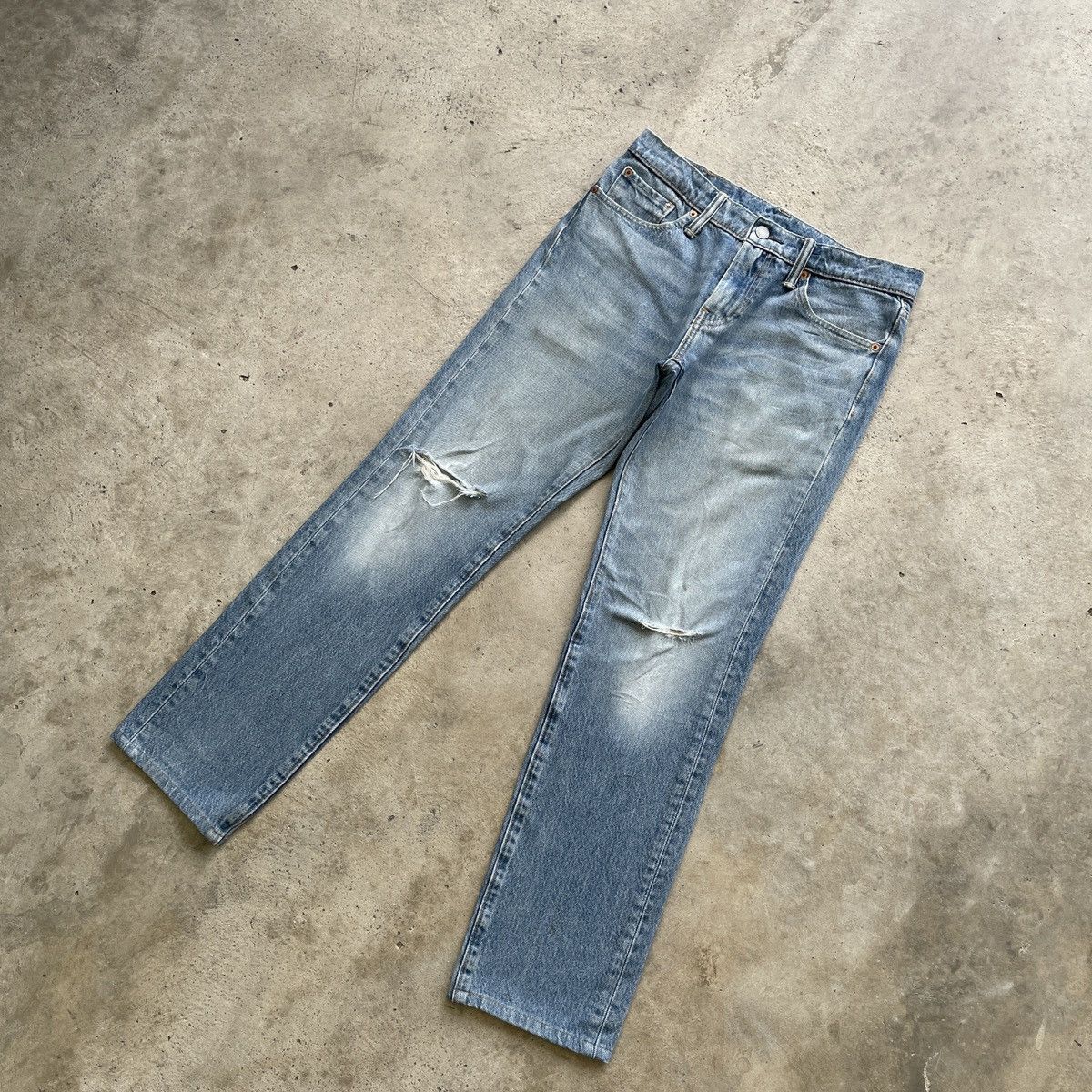 Levi's Levi’s 511 Distressed Jeans Denim Pants Faded W30x30 Size US 30 / EU 46 - 2 Thumbnail