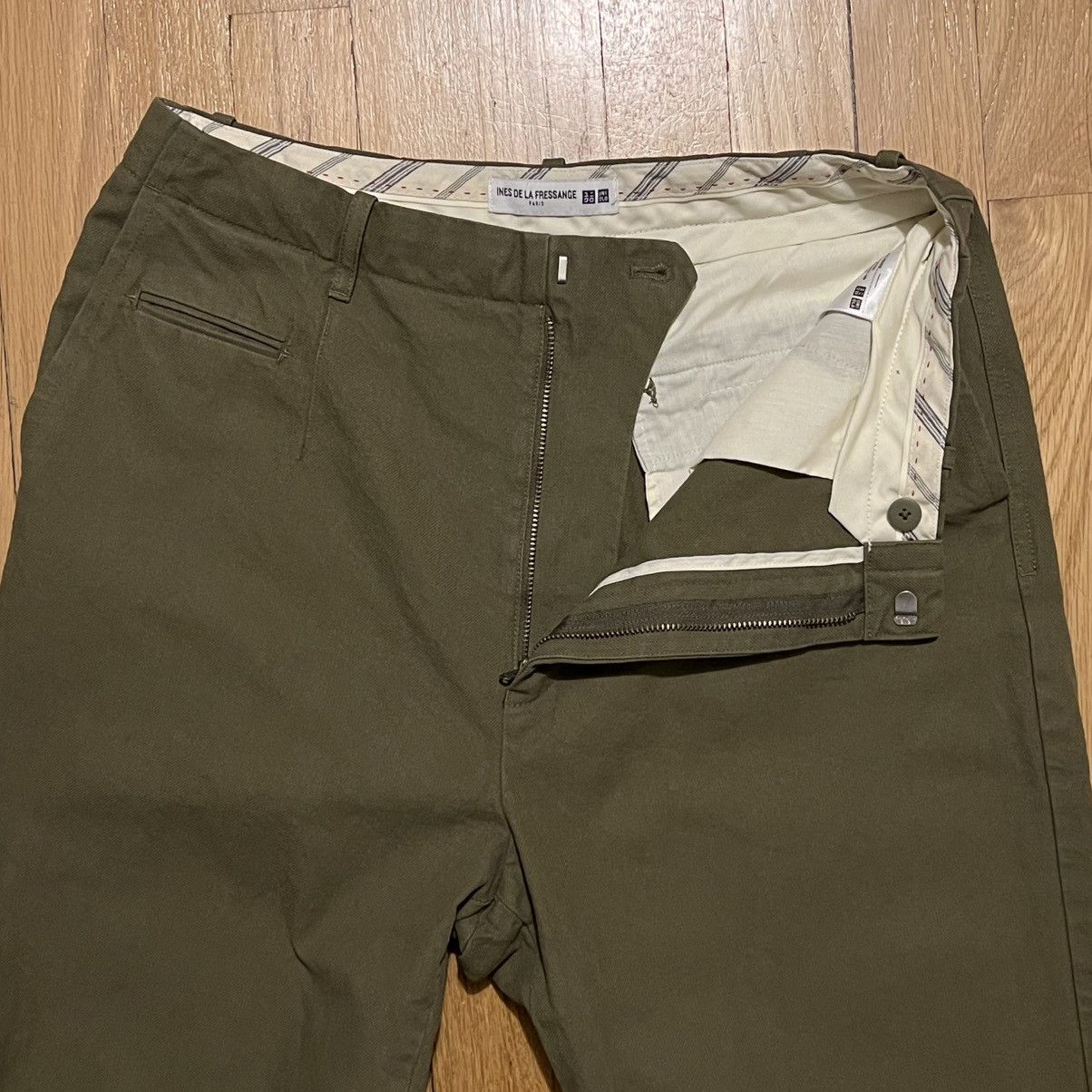 Uniqlo Ines De La Fressange Uniqlo Womens Green Dress Pants 28x26 Size 28" / US 6 / IT 42 - 2 Thumbnail