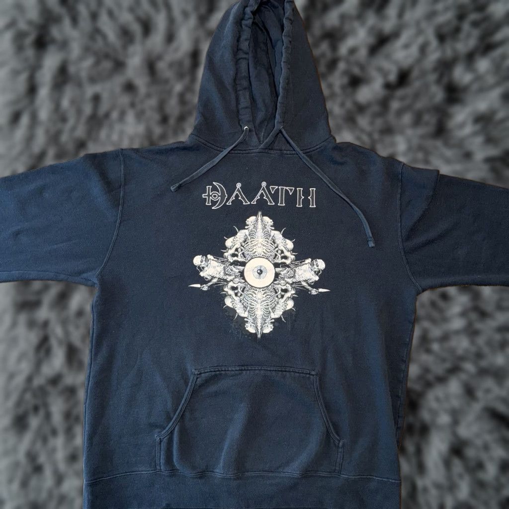 Vintage VINTAGE Daath Hoodie Metal Band Black XL Man Pullover Hooded Graphic Print Skull Logo Size US XL / EU 56 / 4 - 1 Thumbnail