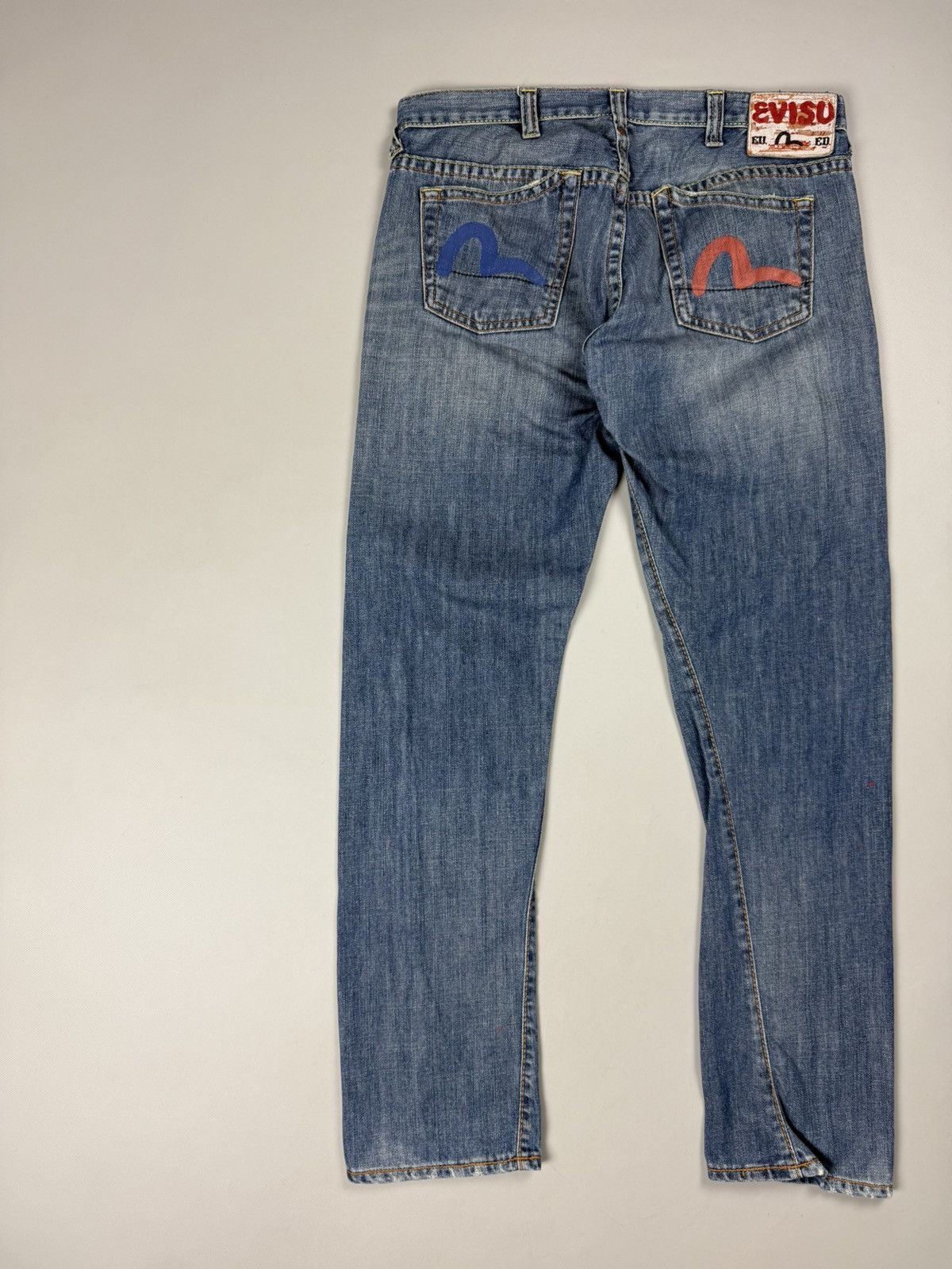 Evisu Evisu EU-ED Hokusai Vintage Men’s Denim Jeans Size 29 / S Size US 29 - 23 Thumbnail
