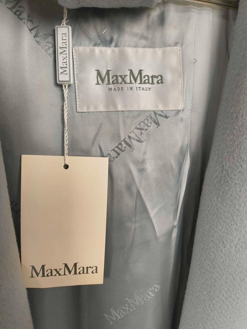 Max Mara Max Mara Rialto Blue Camel Coat Size M / US 6-8 / IT 42-44 - 3 Thumbnail