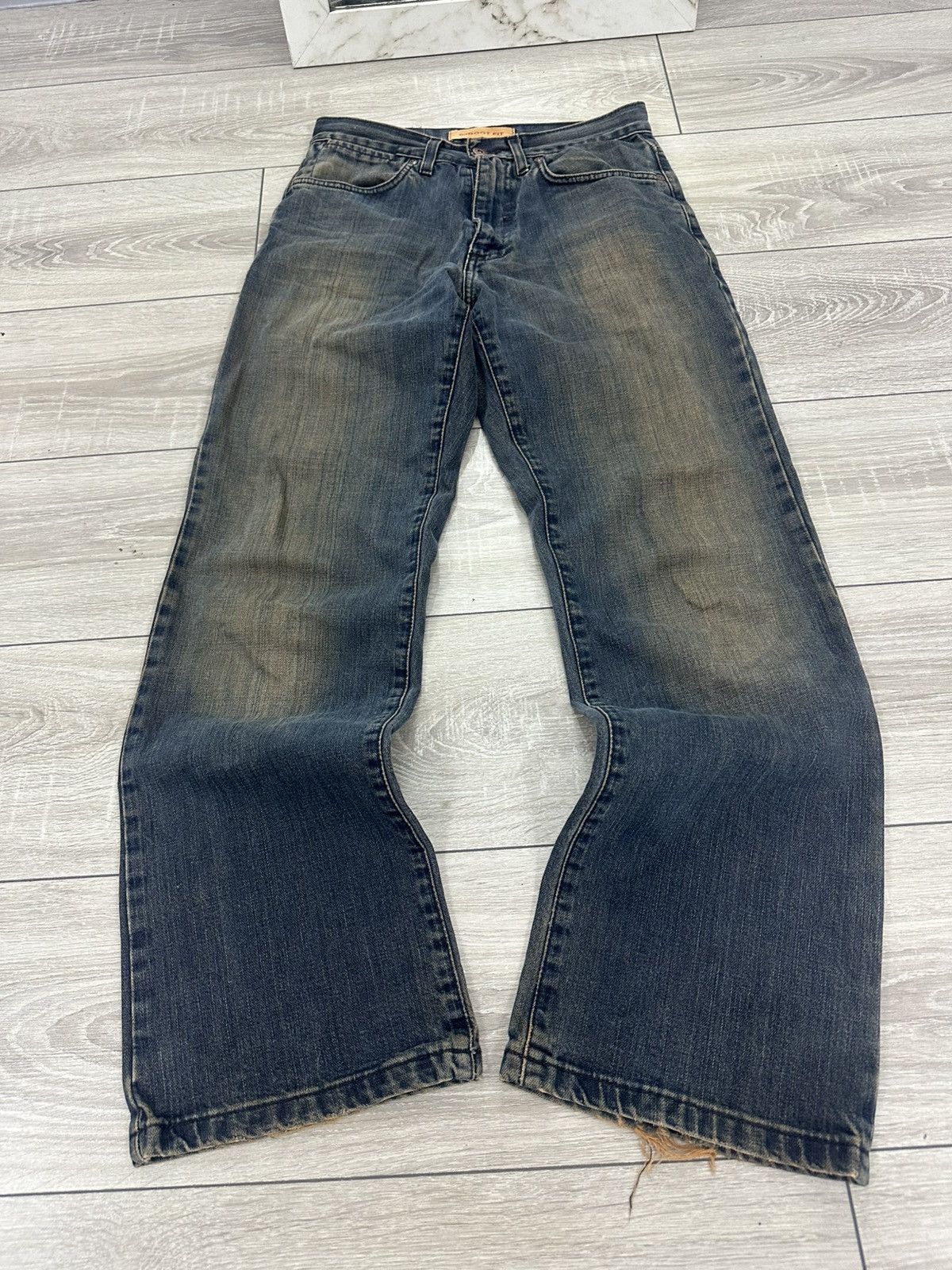 Hysteric Glamour Washed Y2K Flared Bootcut Hysteric Glamour Style Jeans Size US 30 / EU 46 - 1 Thumbnail